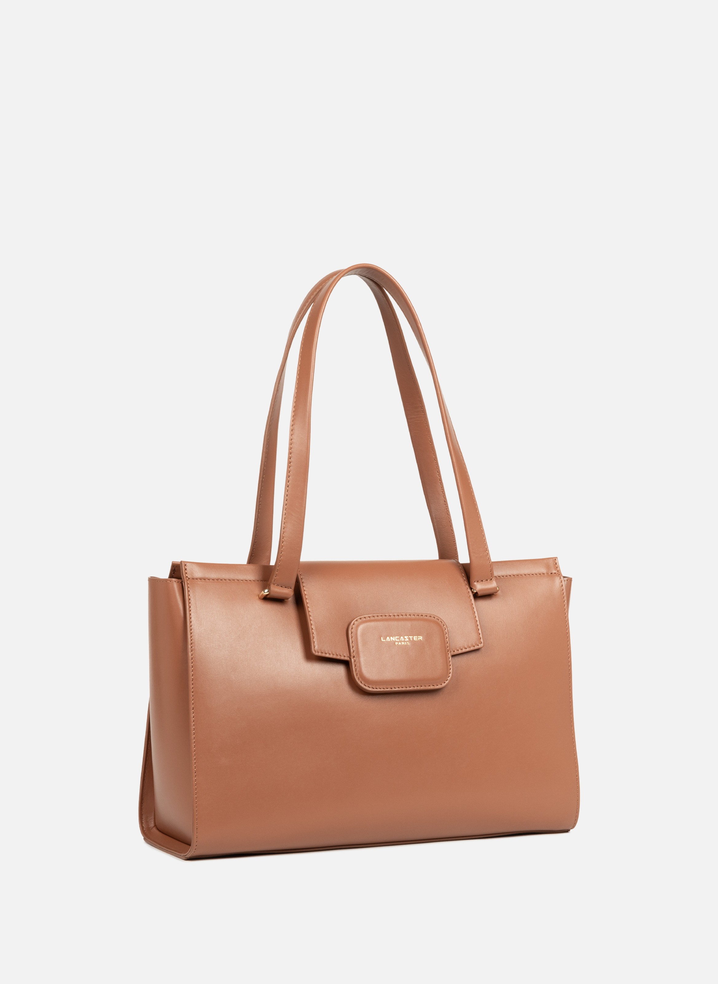 Tote bag - Paris PAD LANCASTER Brown