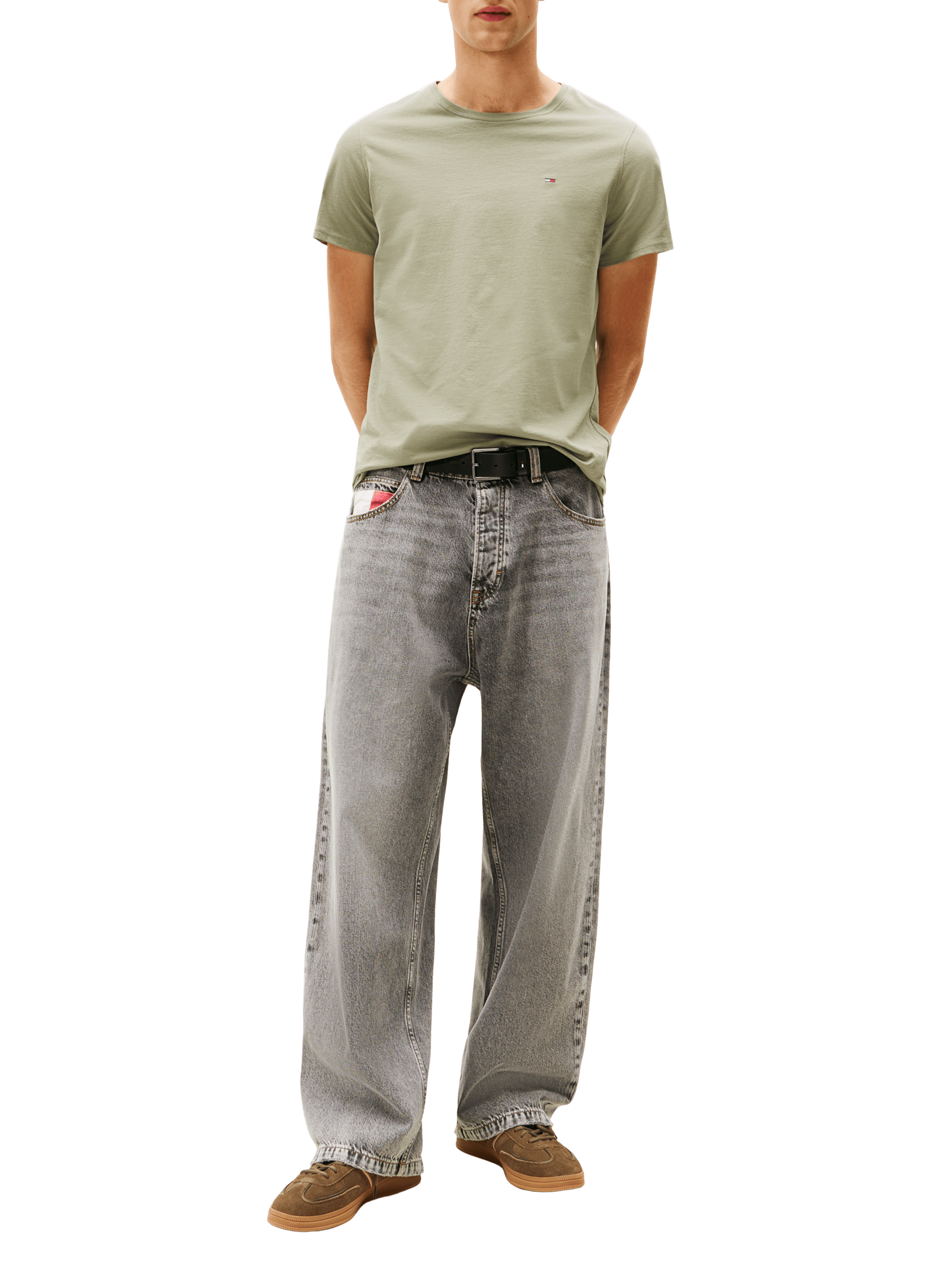 Classic Cotton T-Shirt TOMMY HILFIGER Khaki