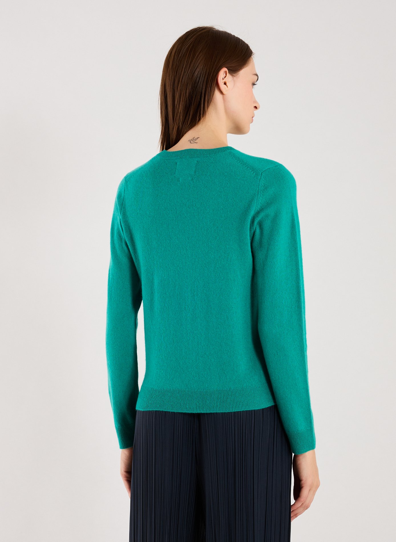 Pull en cachemire  AU PRINTEMPS PARIS Vert