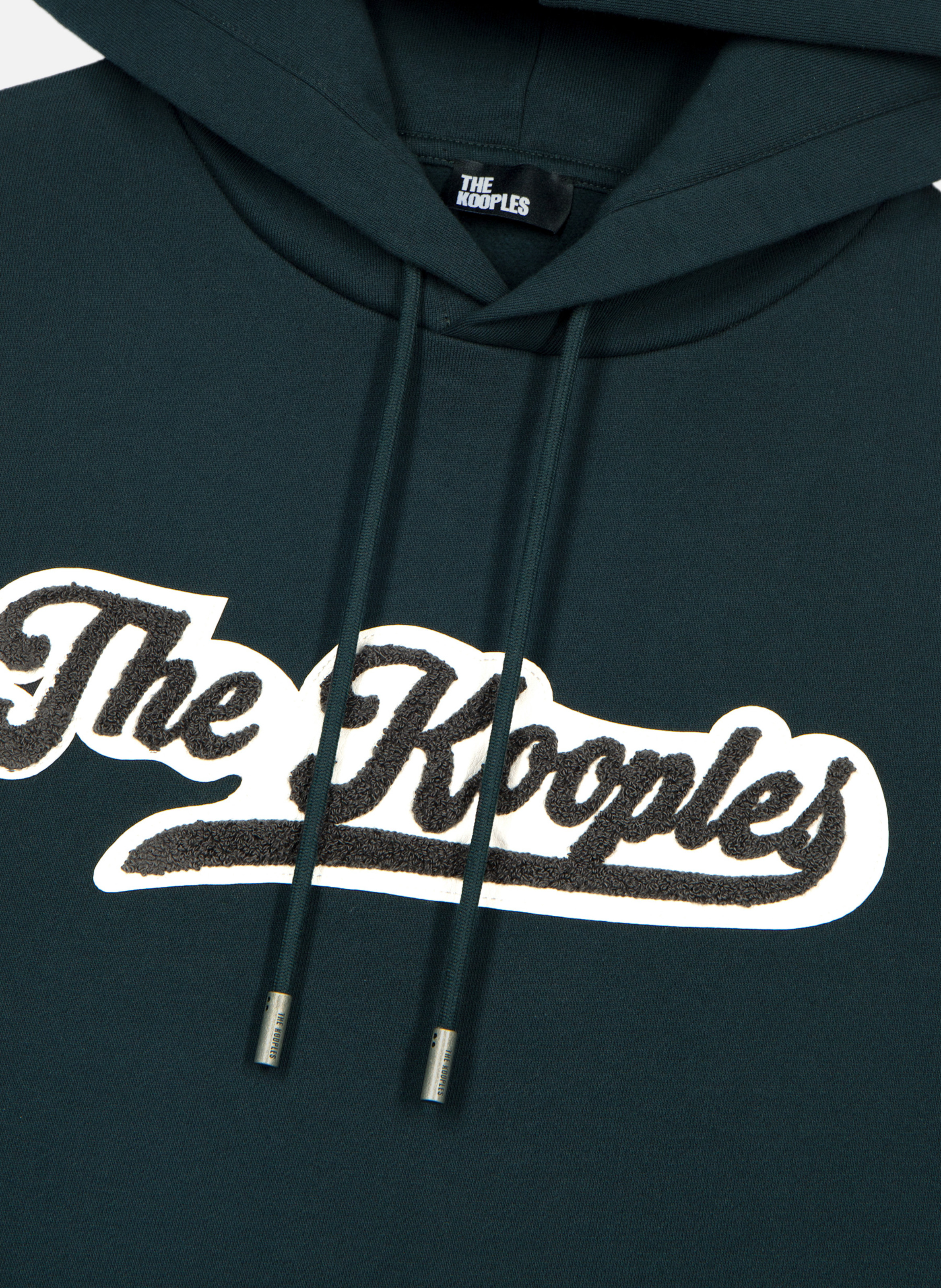 Sweatshirt à capuche avec patch THE KOOPLES Vert