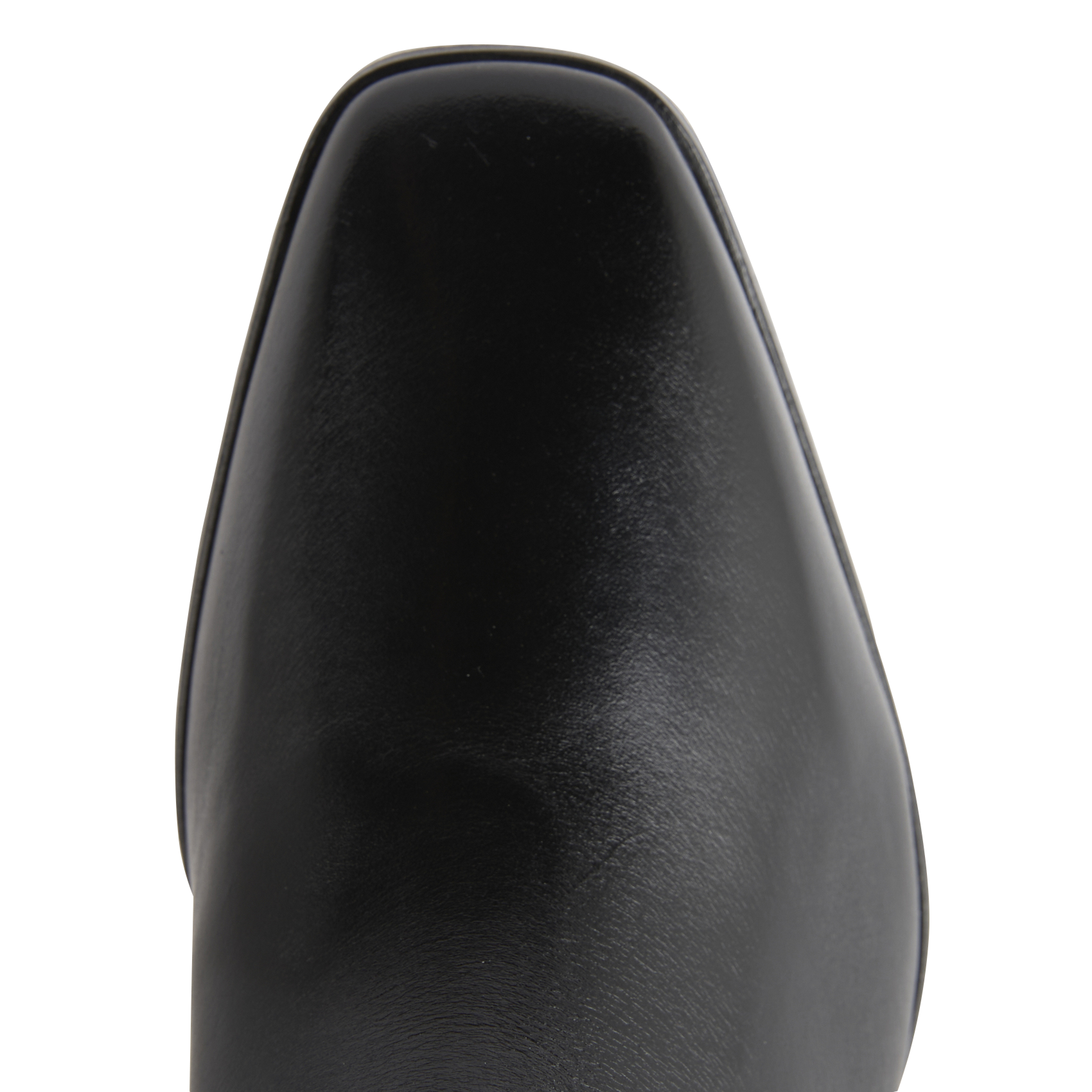 Bottines à petits talons en cuir n°406 RIVECOUR Noir