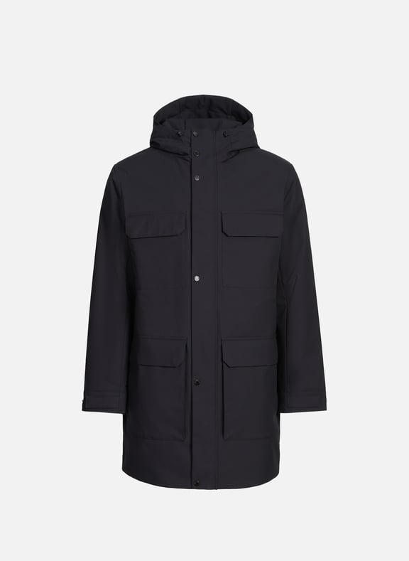 Parka col montant à capuche Bleu by ARMANI EXCHANGE ARMANI EXCHANGE Parka col montant à capuche Bleu