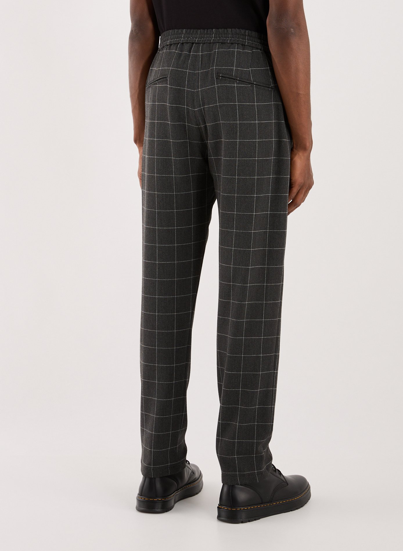 Pantalon à carreaux LES DEUX Gris