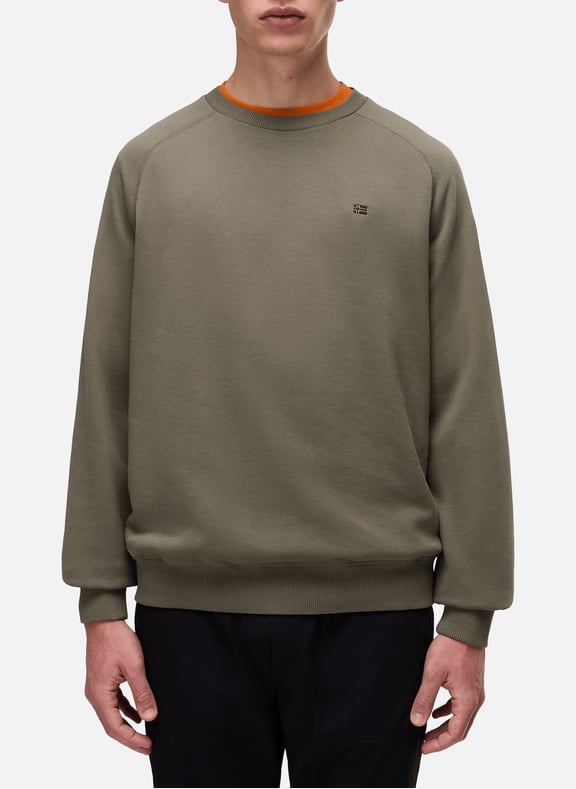 Sweatshirt en coton Vert by NAPAPIJRI NAPAPIJRI Sweatshirt en coton Vert
