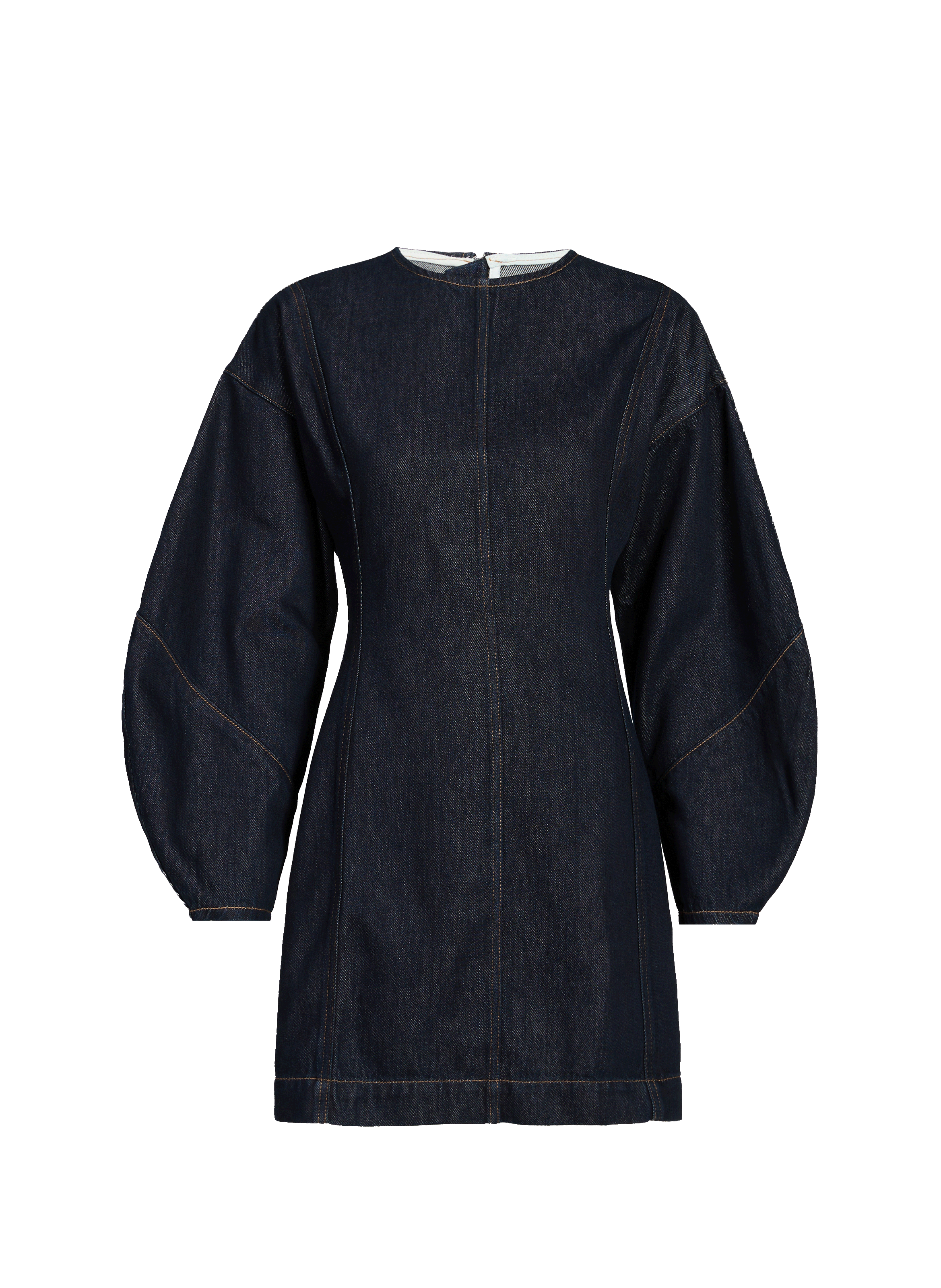 Robe courte cintrée en jean TOPSHOP Bleu
