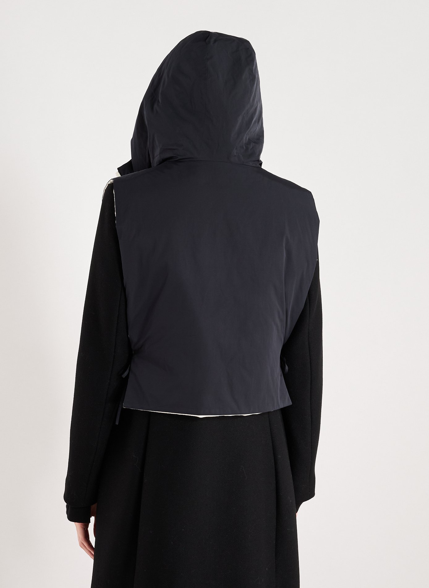 Quilted removable hood TRENCH & COAT Blue