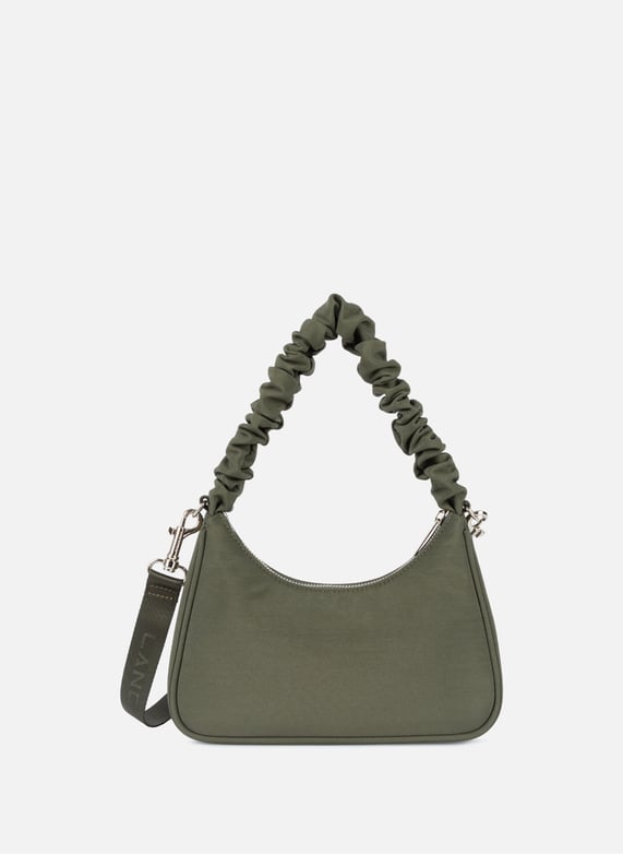 Petit sac besace - basic chouchou | Kaki by LANCASTER Petit sac besace - basic chouchou Kaki