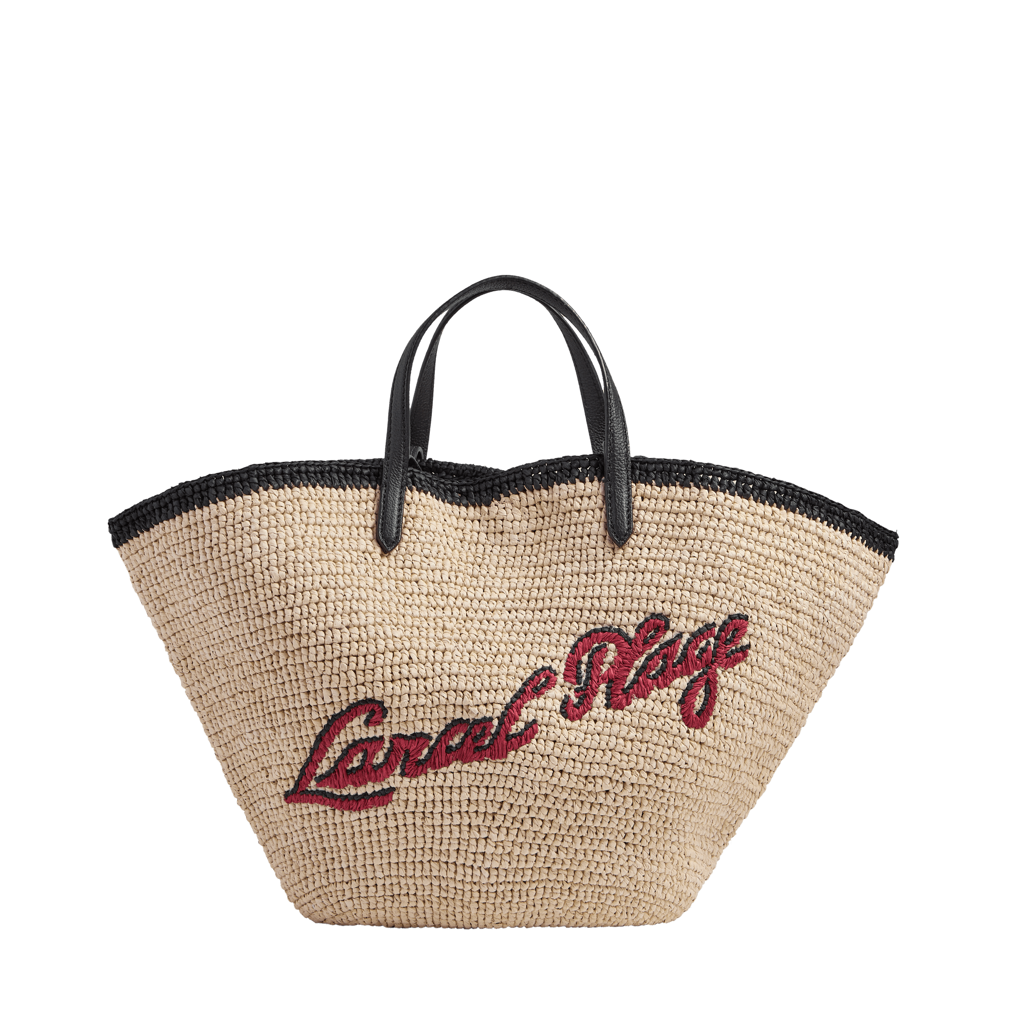 Tote bag summer mania large by lancel in polycarbonate and leather LANCEL Black