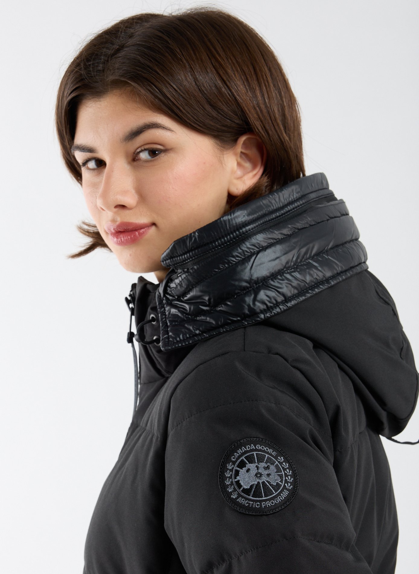 Doudoune à capuche amovible CANADA GOOSE Gris