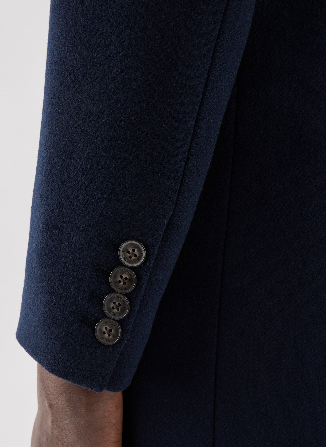 Wool blend Coat HACKETT Blue