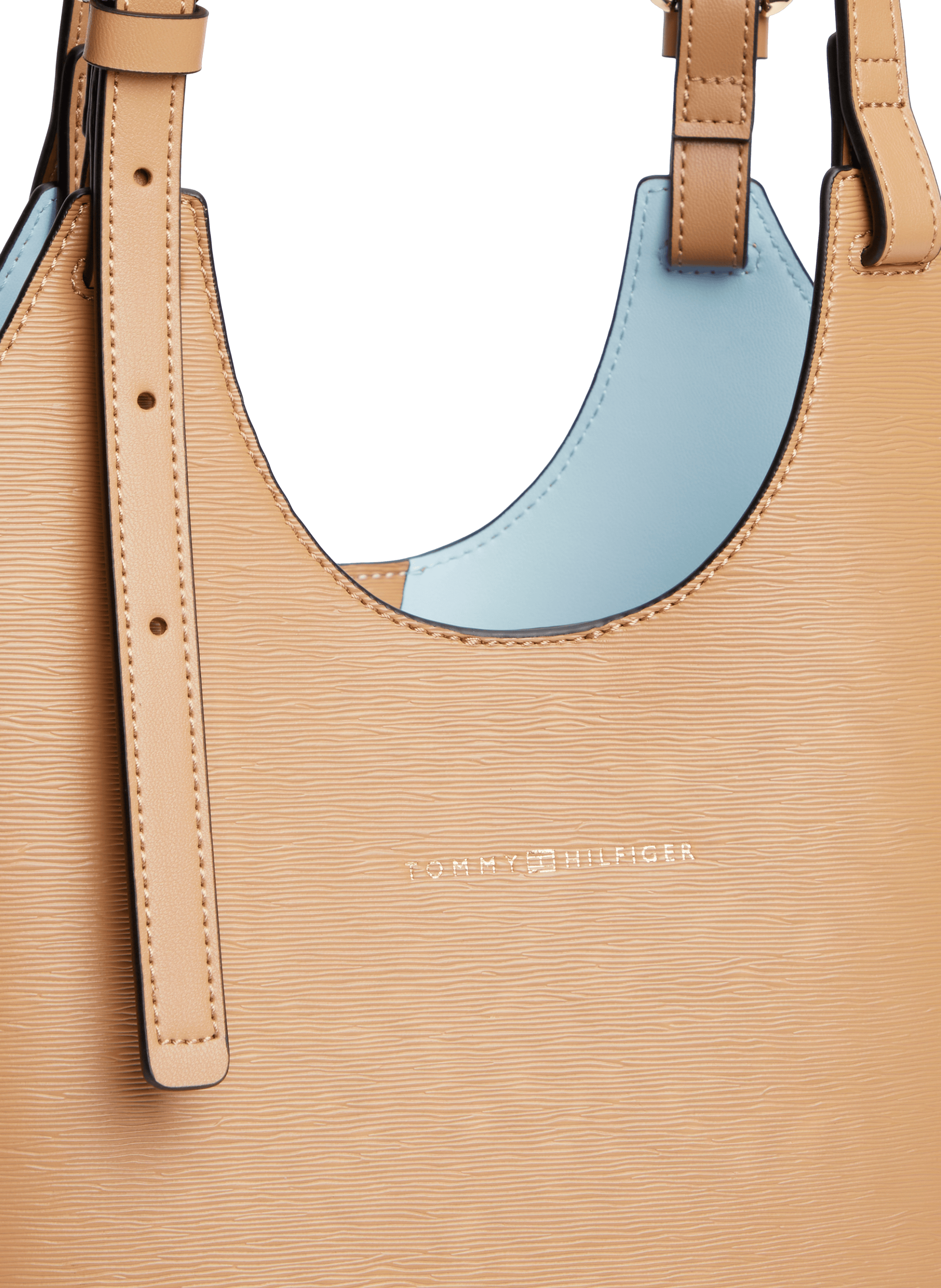 Sac à main fourre tout TOMMY HILFIGER Marron