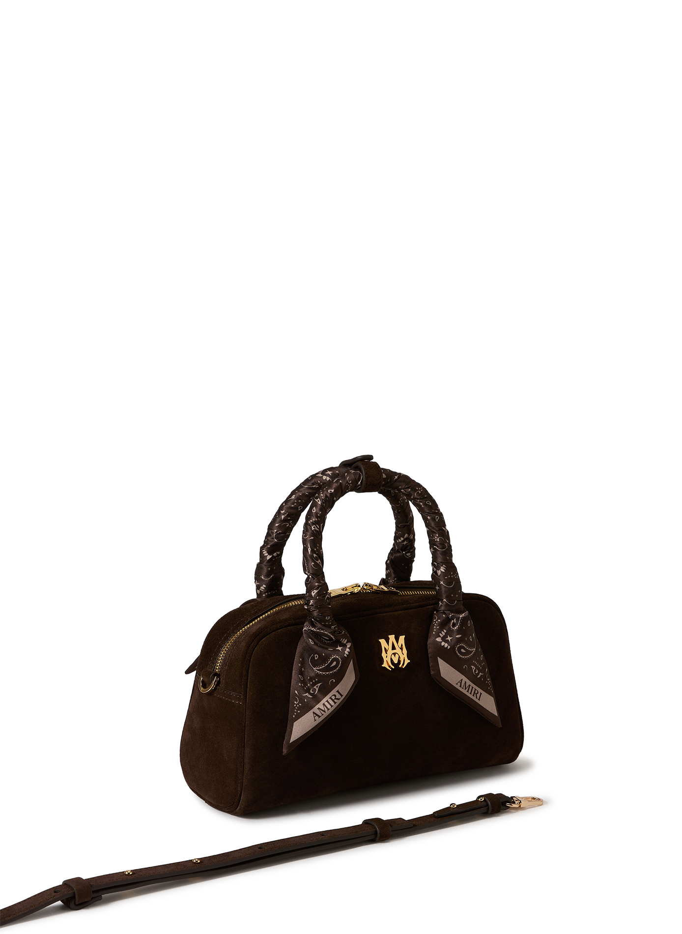 Sac à main en cuir suédé AMIRI Multicolore