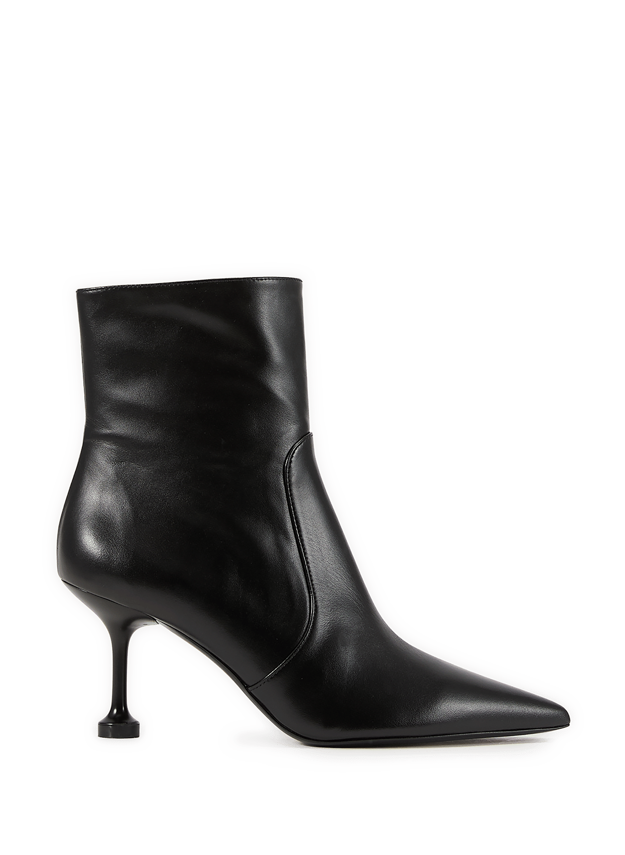 Bottine Stuartini zippée en cuir mat STUART WEITZMAN Noir