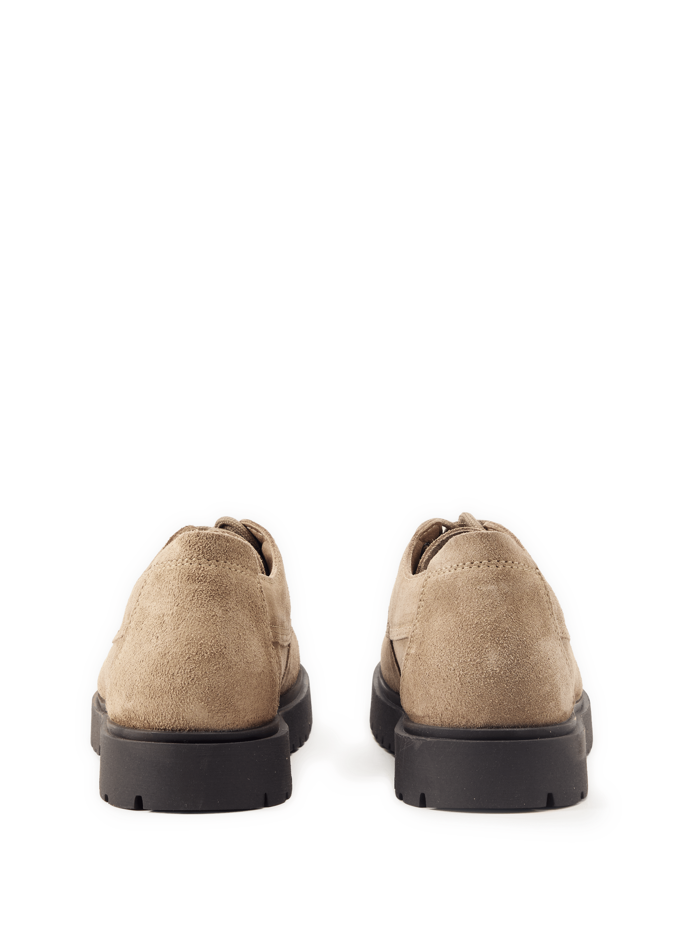 Derbies en cuir suédé BIRKENSTOCK Beige