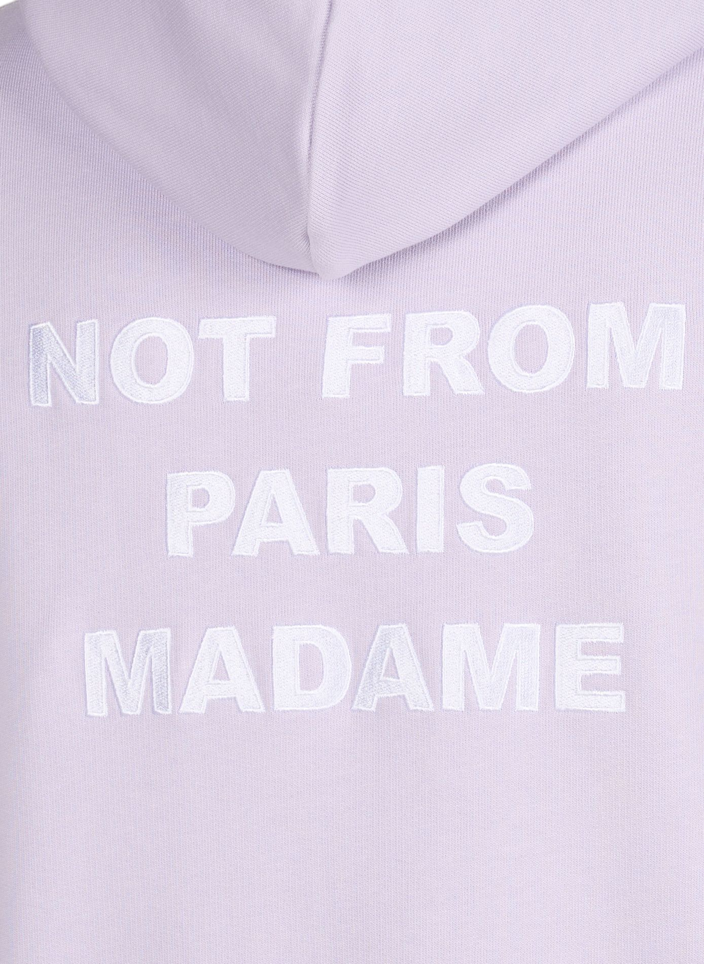 Cotton Hooded Sweatshirt DROLE DE MONSIEUR Purple