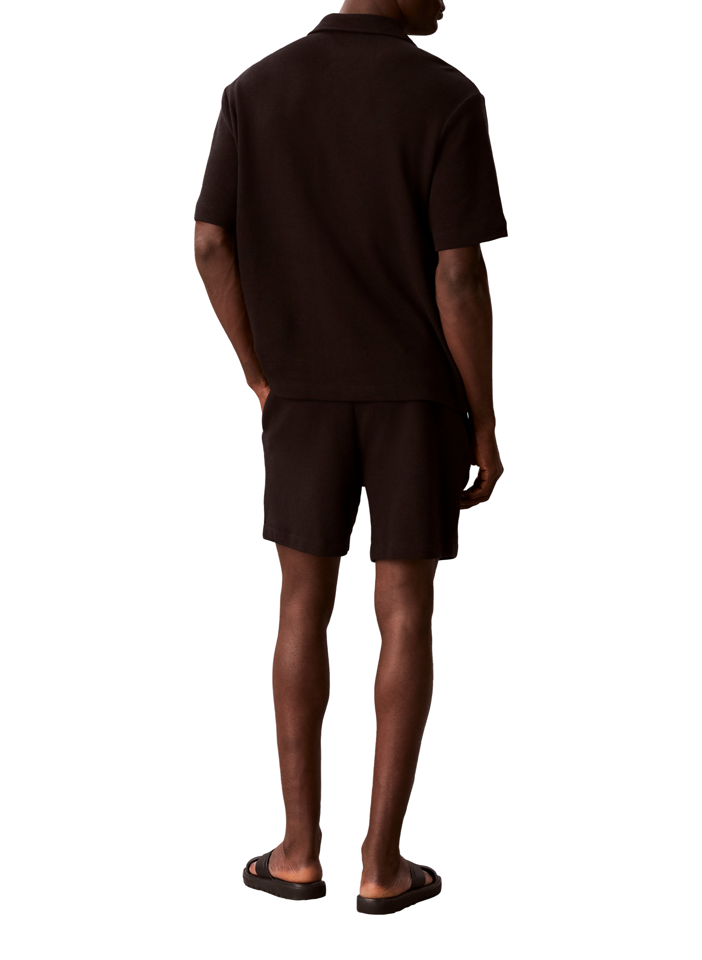 Short à taille élastique CALVIN KLEIN Noir