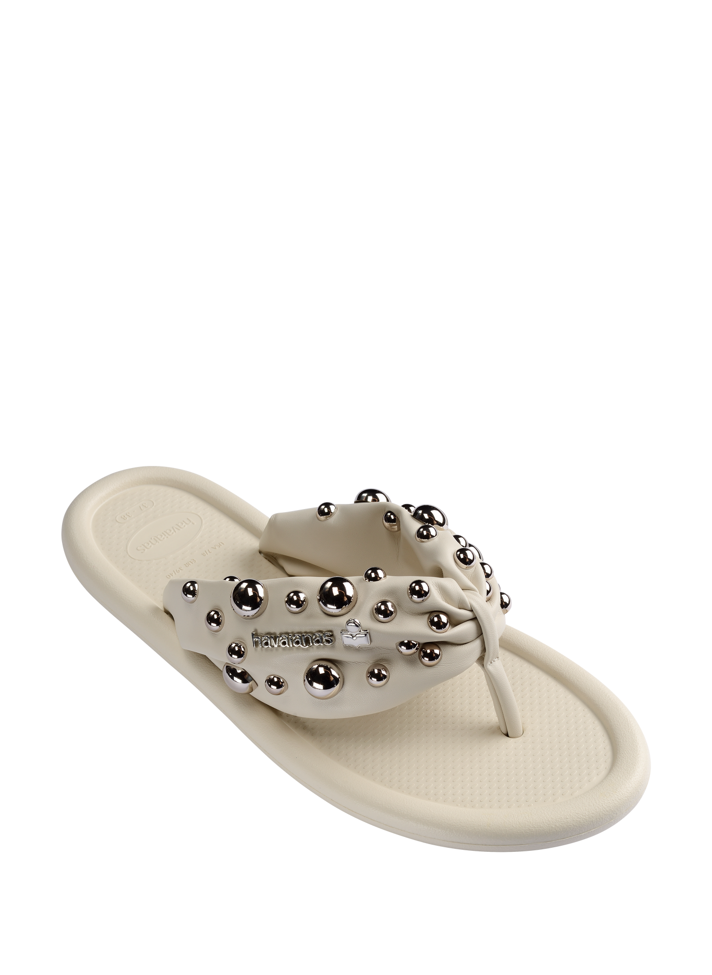 Isabel Marant x Havaianas - Stud-embellished flip-flops HAVAIANAS Beige
