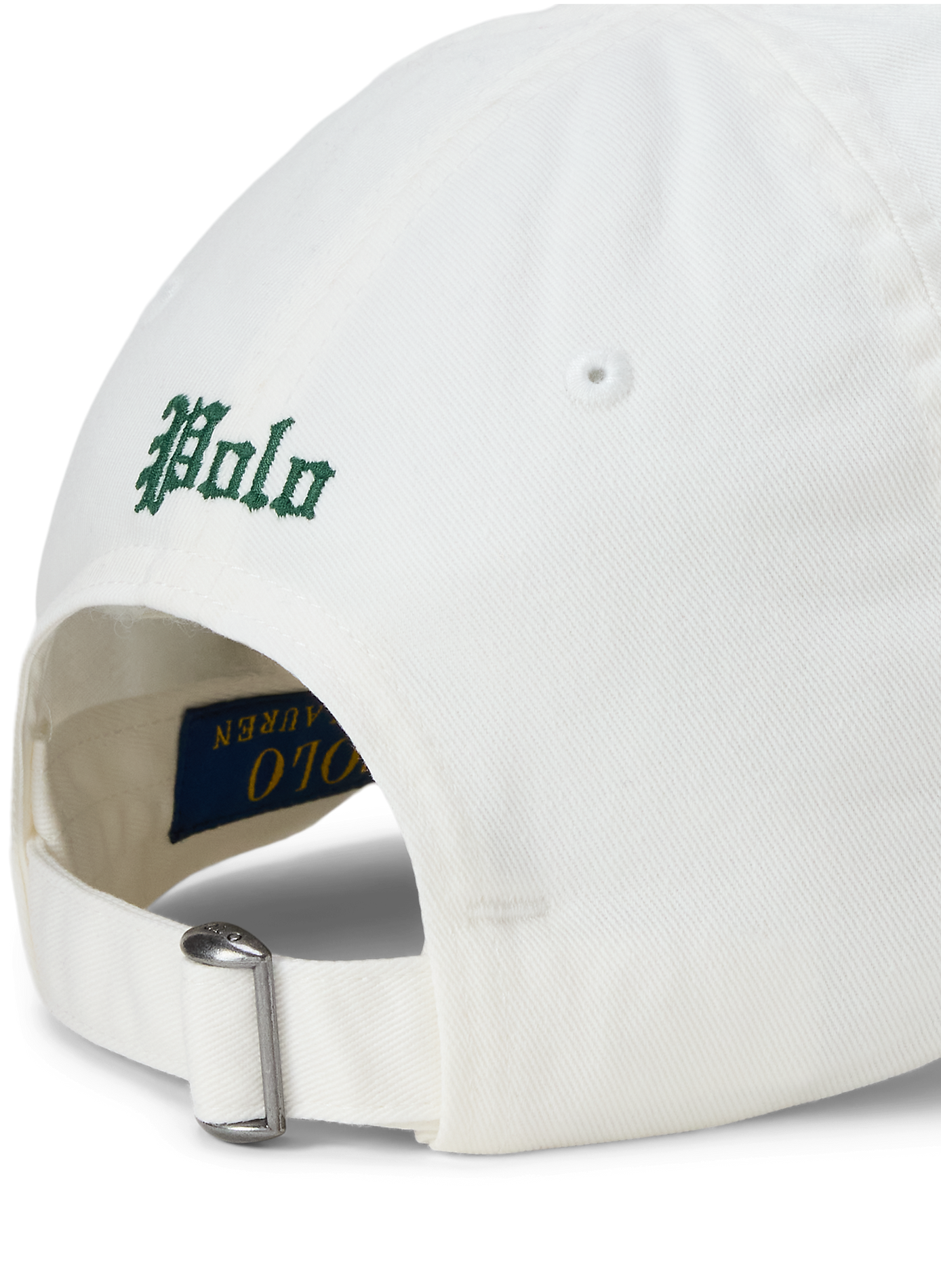 Cotton baseball cap with embroidered logo  POLO RALPH LAUREN White
