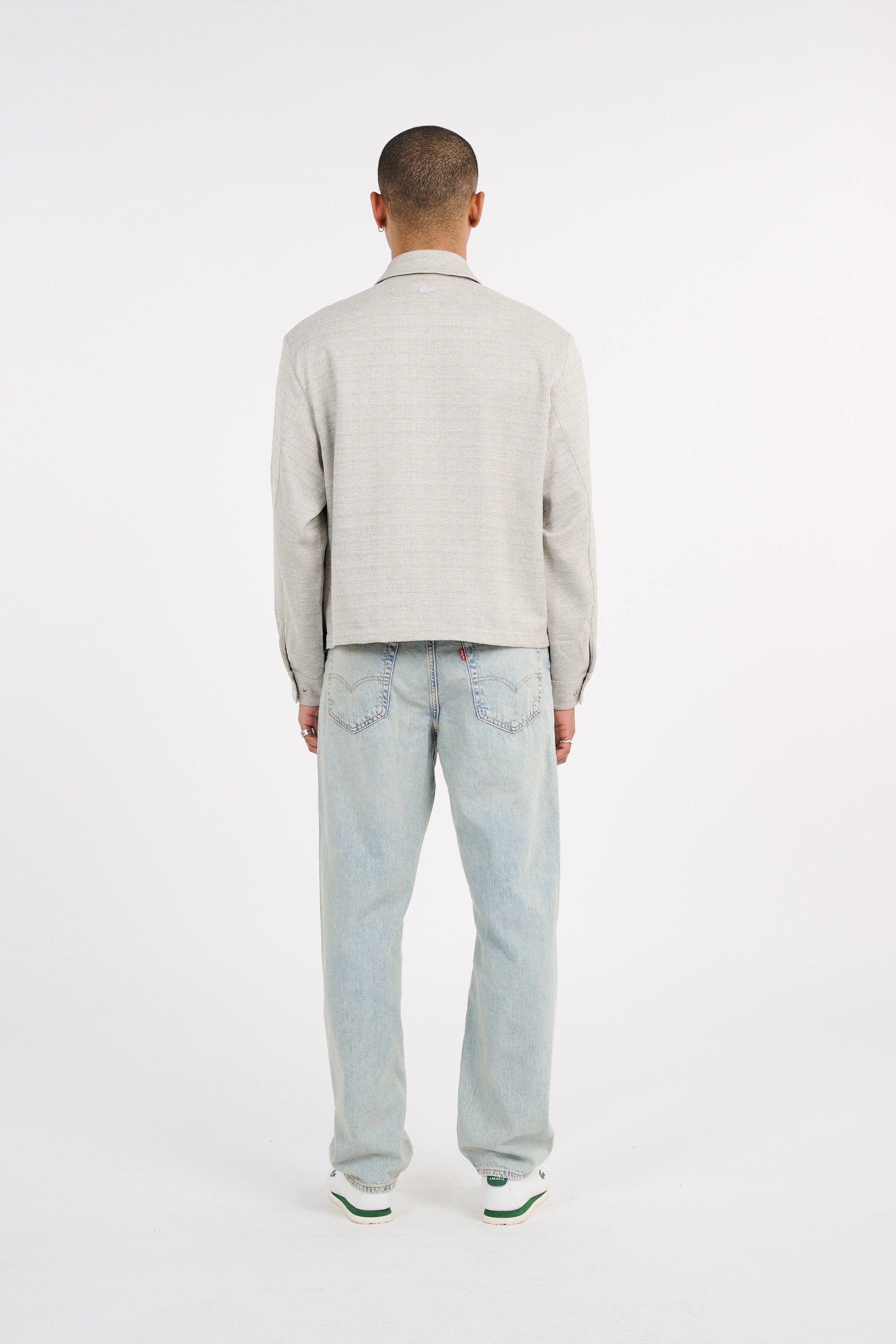 Veste blouson LACOSTE Gris