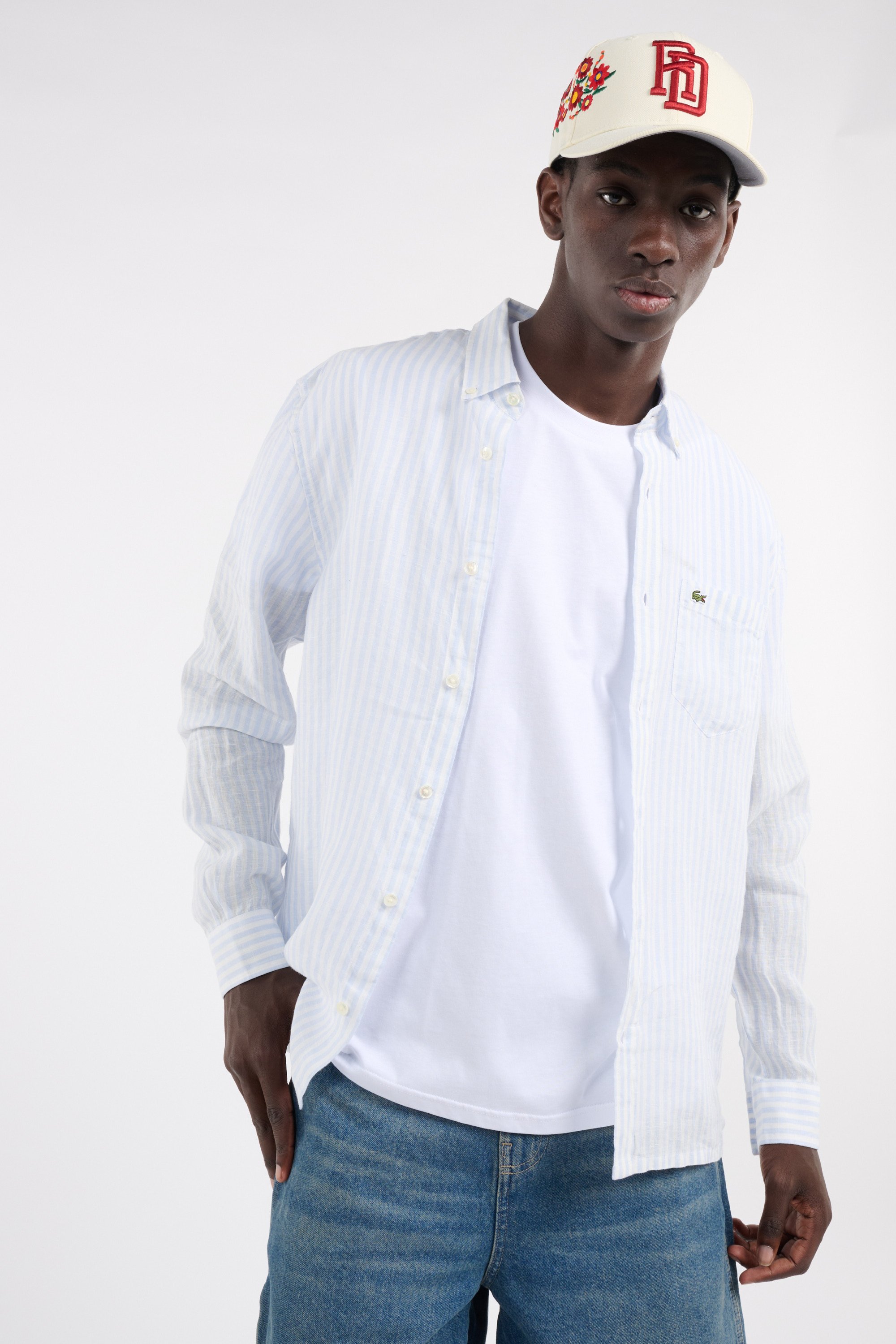 Chemise chemise casual manches lo LACOSTE Multicolore
