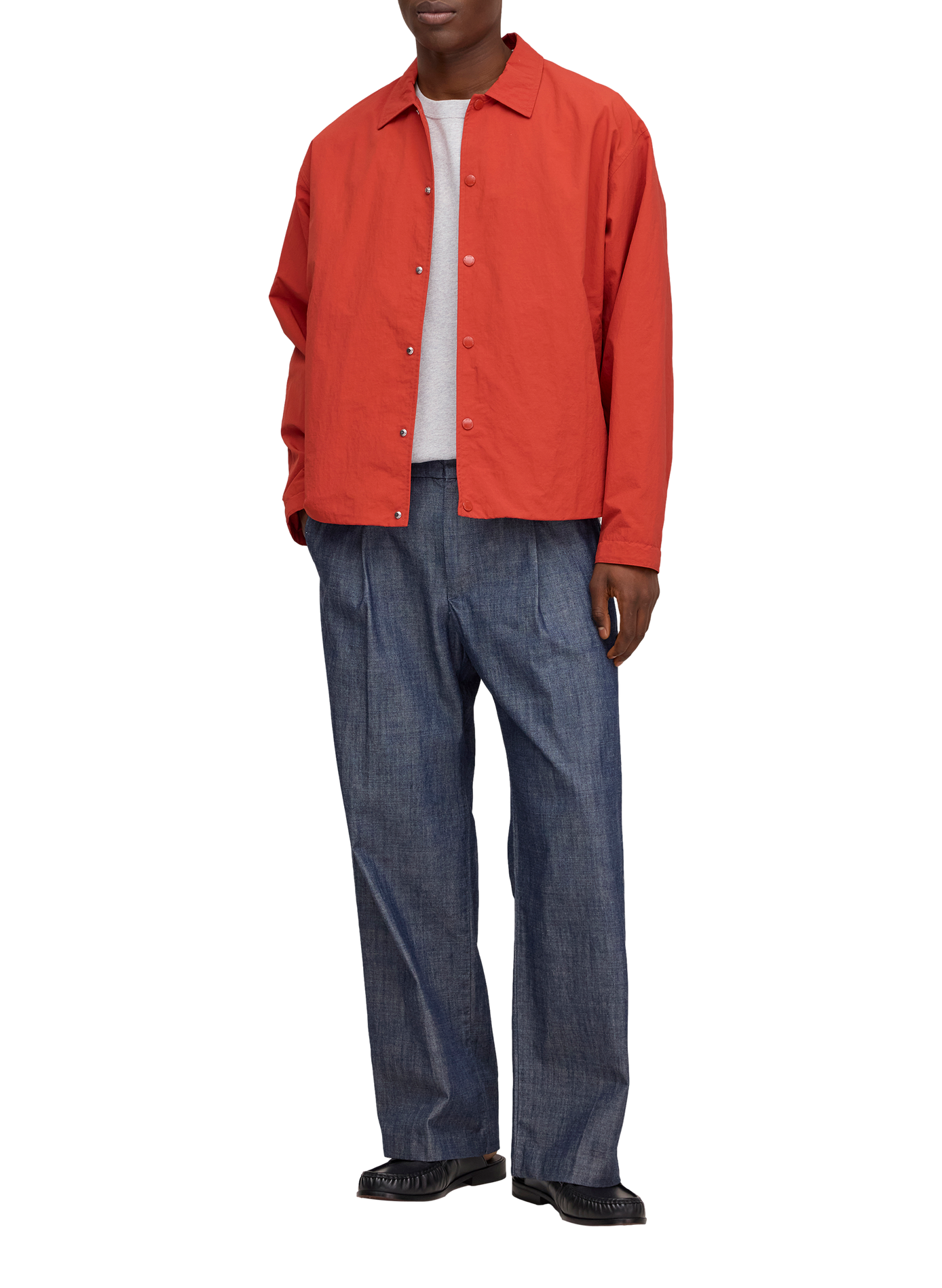 Lightweight jacket with classic collar NN.07 Red