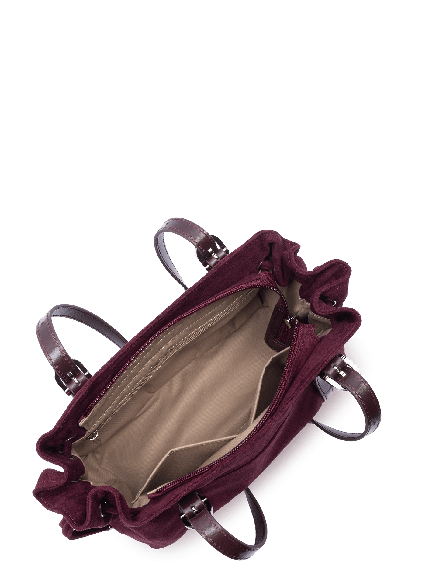 Sac cabas épaule - velvet emma LANCASTER Rouge