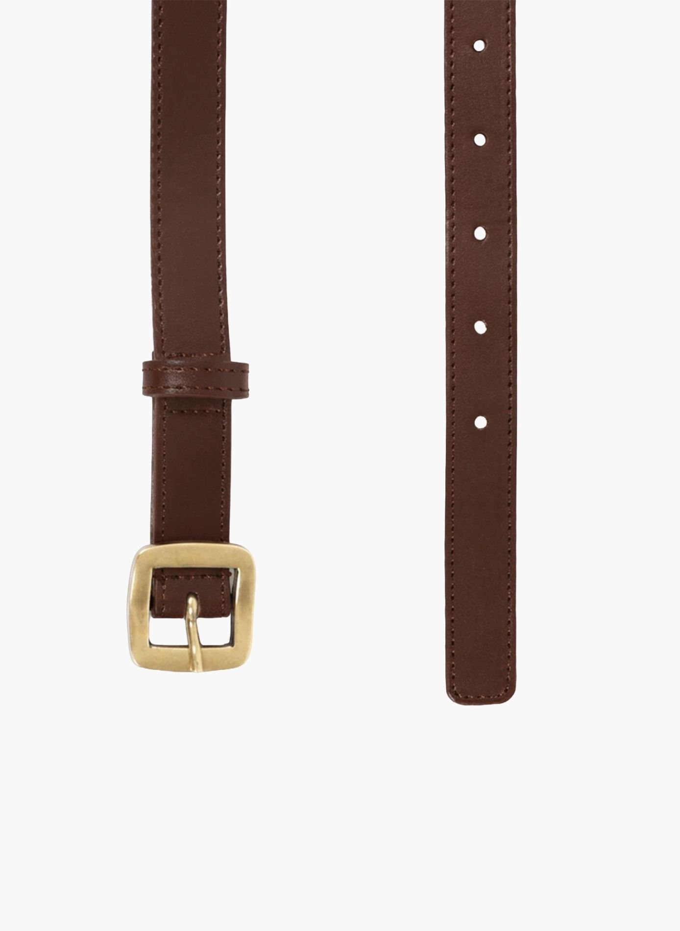 Ceinture alix cuir JULES & JENN Marron