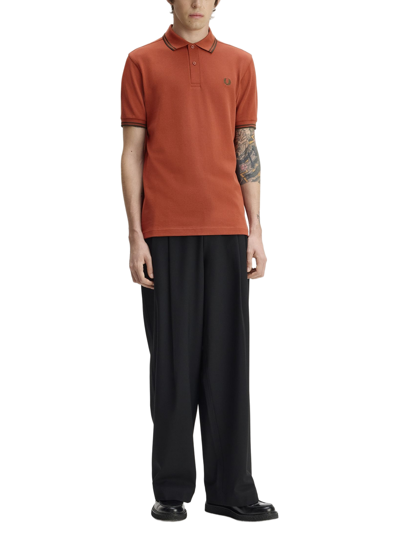 Piqué-Baumwollpolo | Orange FRED PERRY Herren