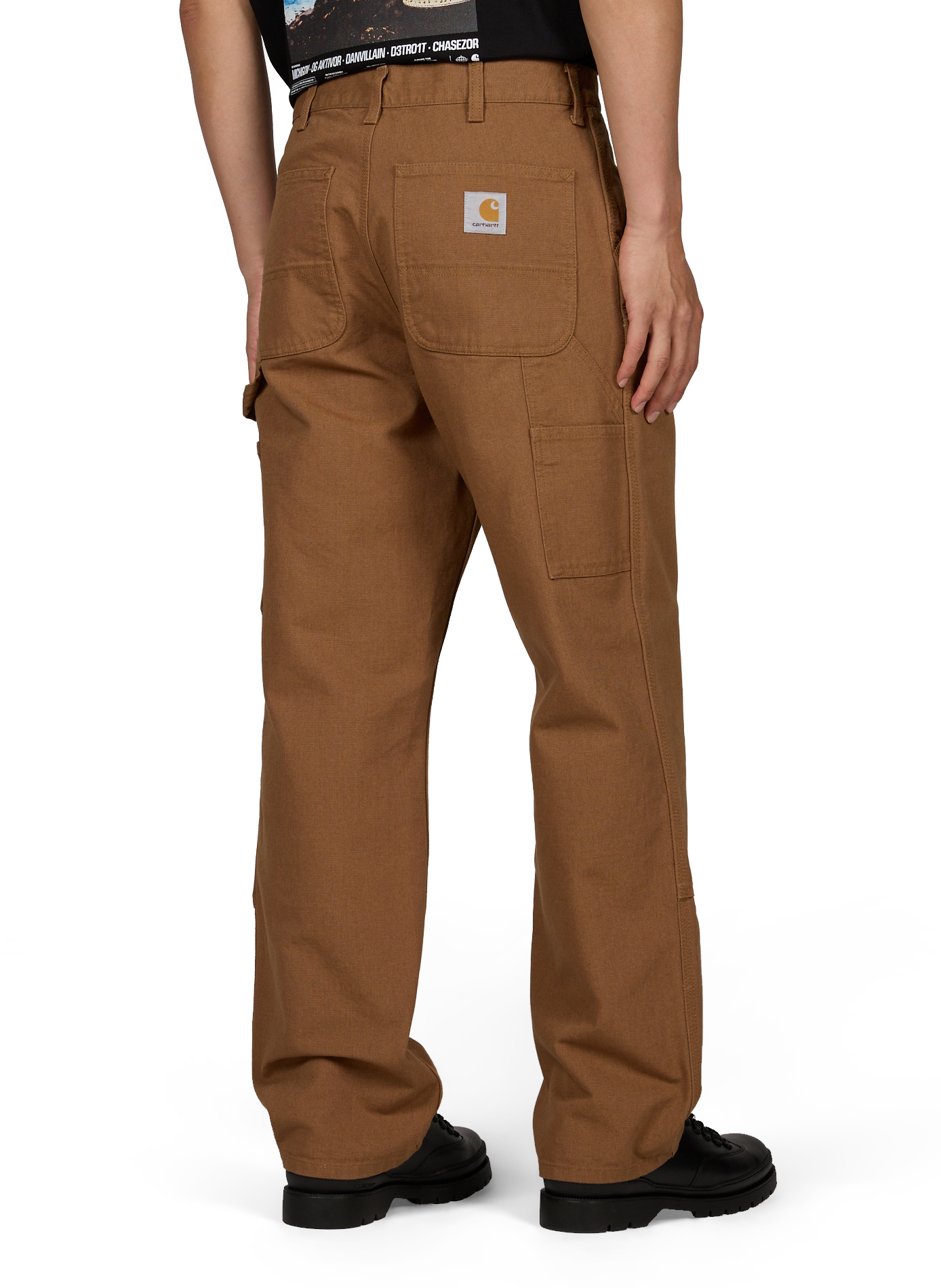 Pantalon droit en coton CARHARTT WIP Marron