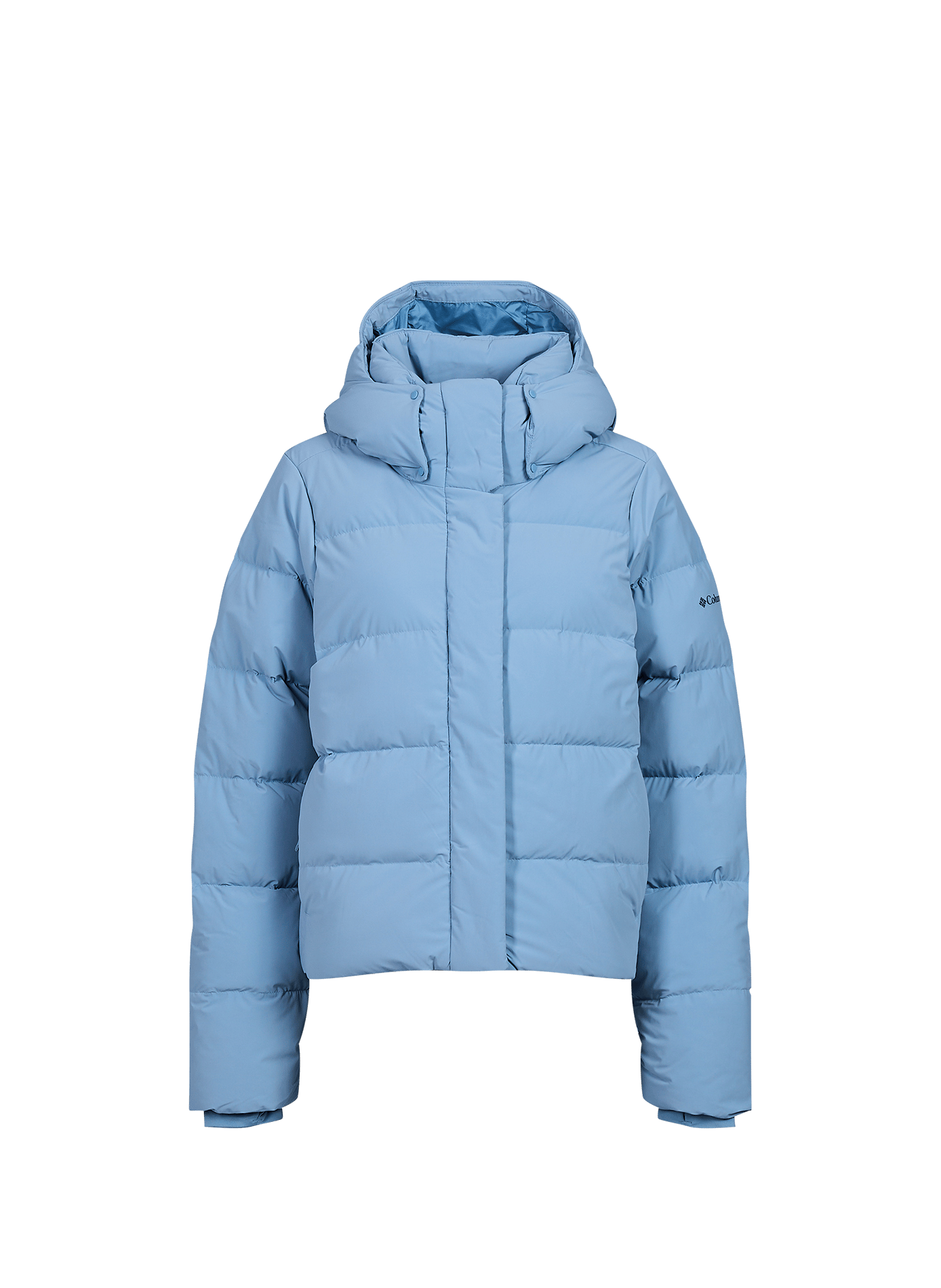 Kurze Daunenjacke mit Kapuze Amaze Puff COLUMBIA Blau
