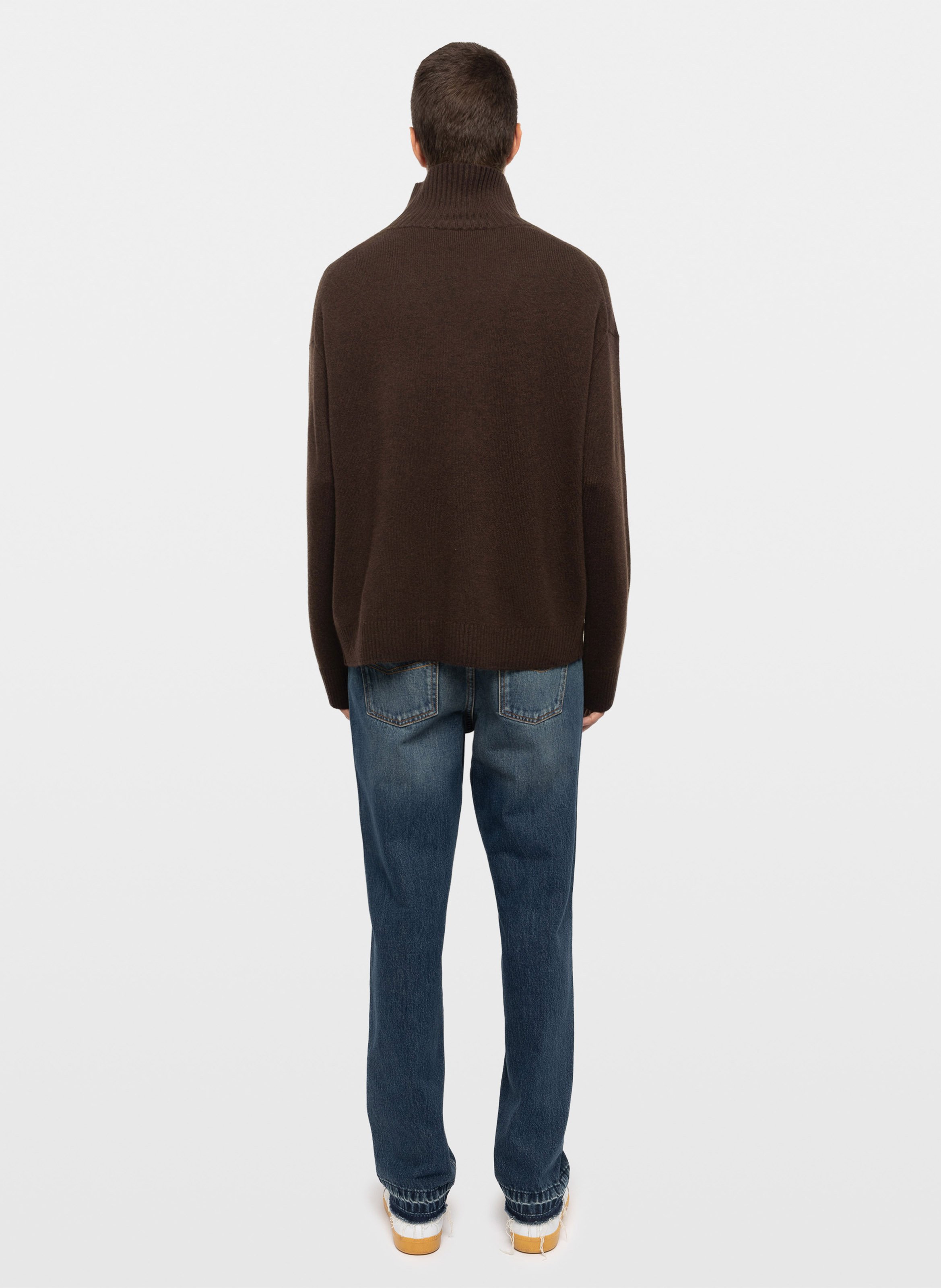 Pull col roulé en laine mérinos nalmo ZADIG&VOLTAIRE Marron