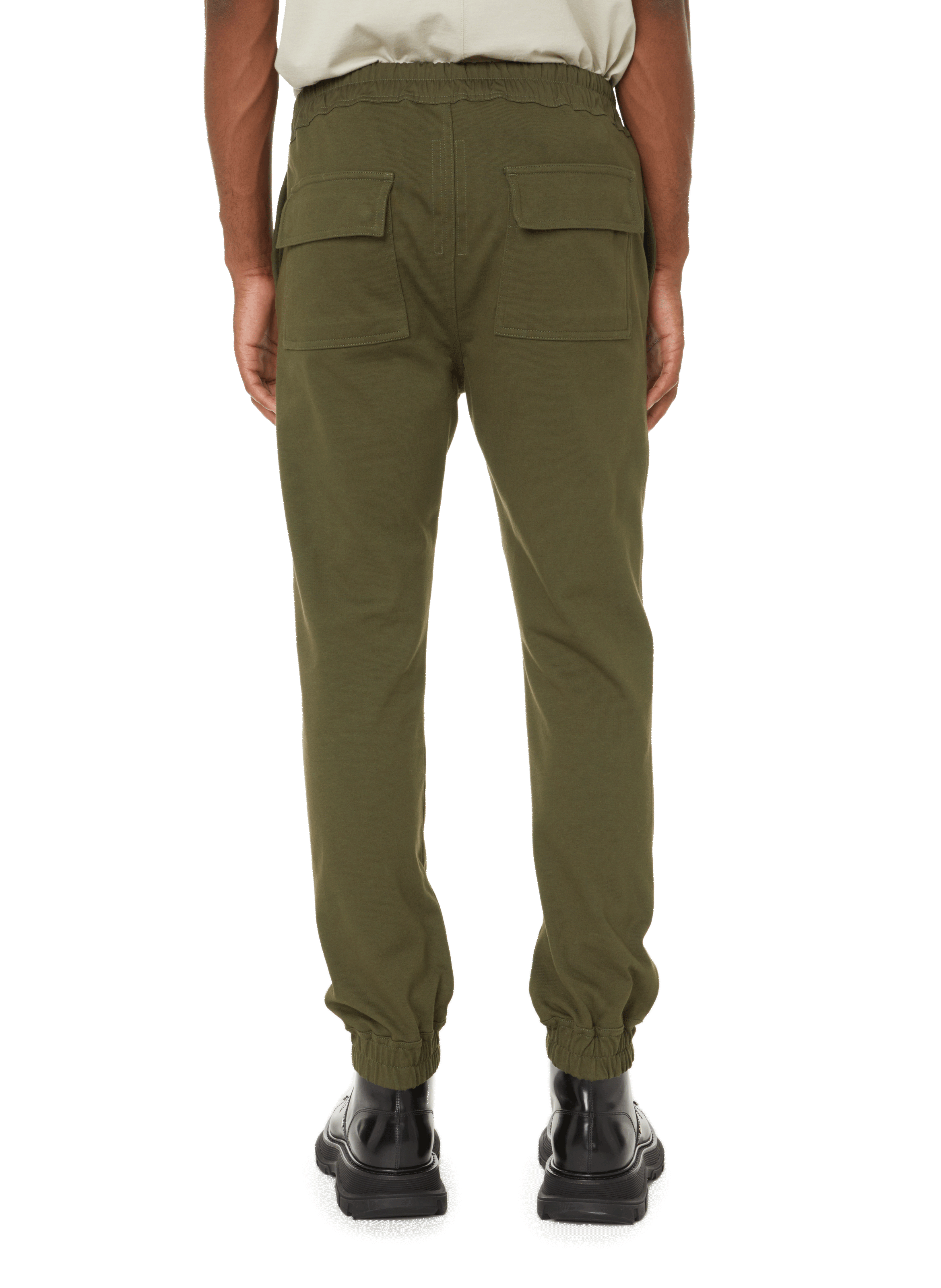 Cotton joggers RICK OWENS Green
