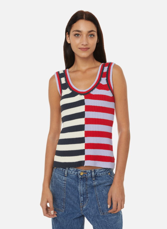Knitted cotton tank top ETRE CECILE