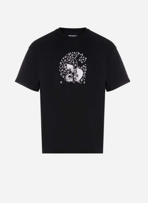 Printed cotton t-shirt BlackCARHARTT WIP 