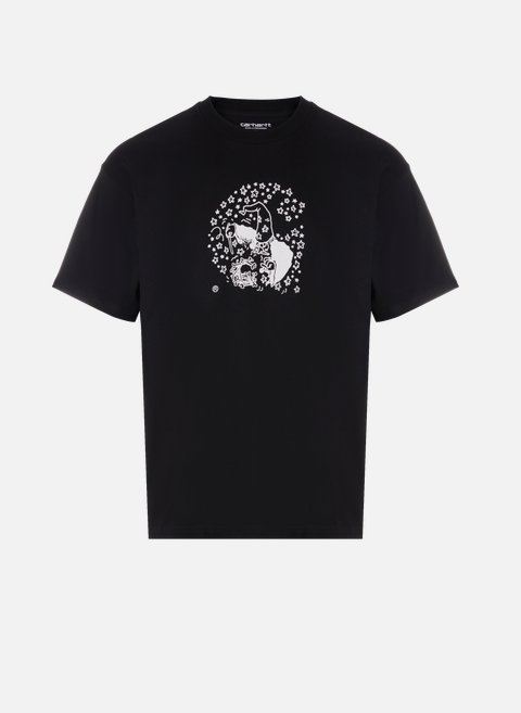 T-shirt imprimé en coton NoirCARHARTT WIP 
