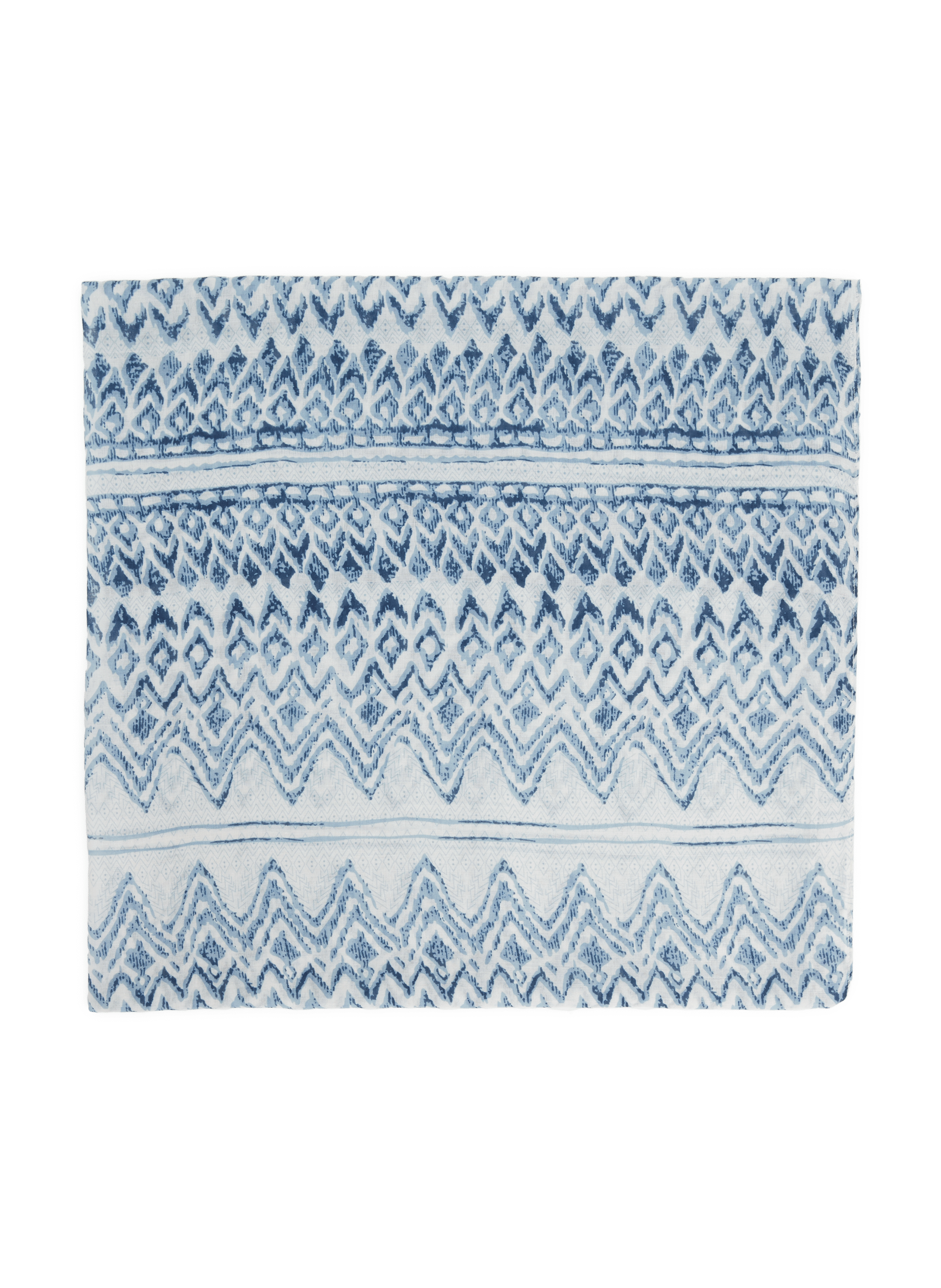 SAISON 1865 Printed scarf Blue