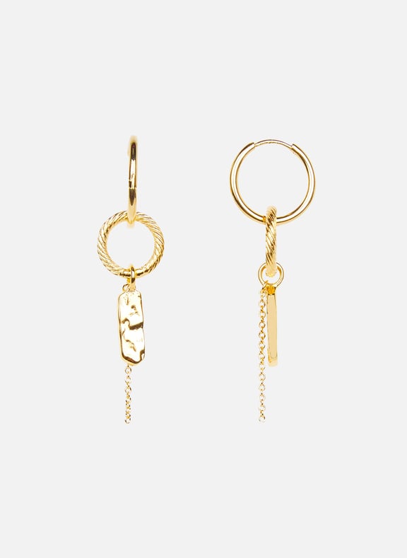 Boucles d'oreilles pampilles en laiton toti bo Doré by SESSUN SESSUN Boucles d'oreilles pampilles en laiton toti bo Doré
