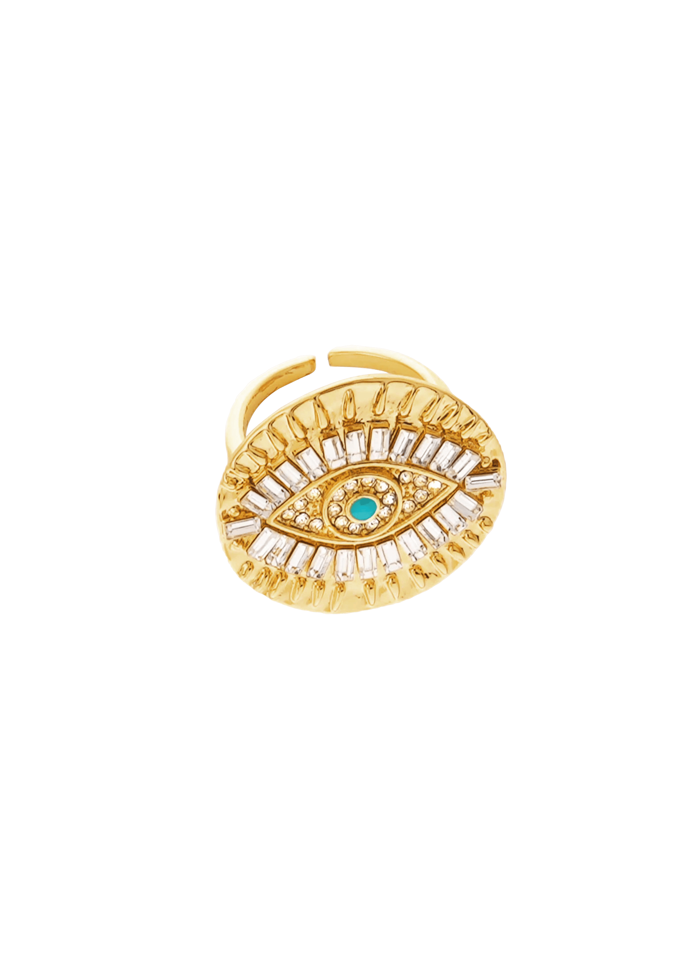 Bague réglable œil ramsez HIPANEMA Doré