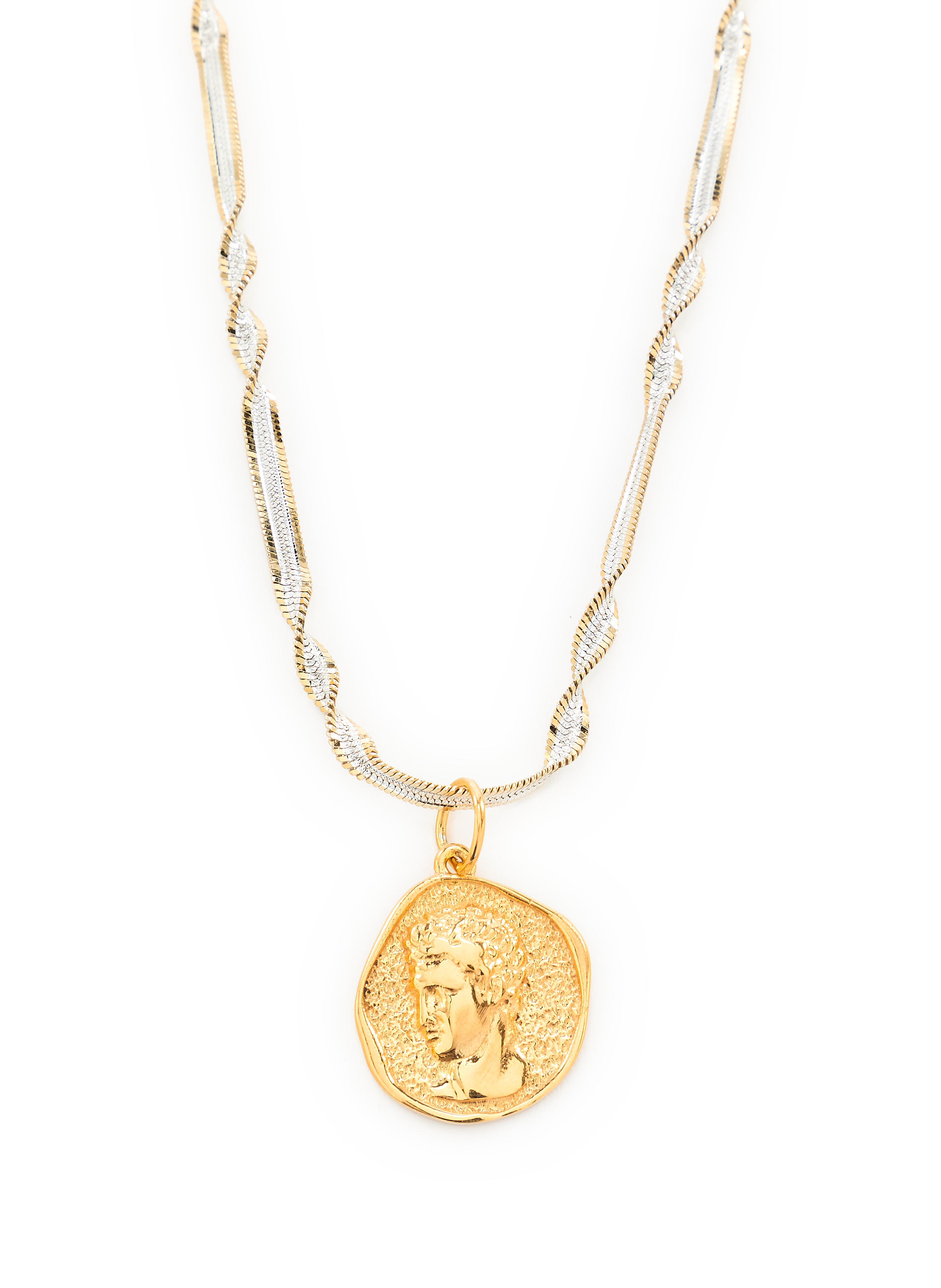 Collier Hermis Small Matte HERMINA ATHENS Doré