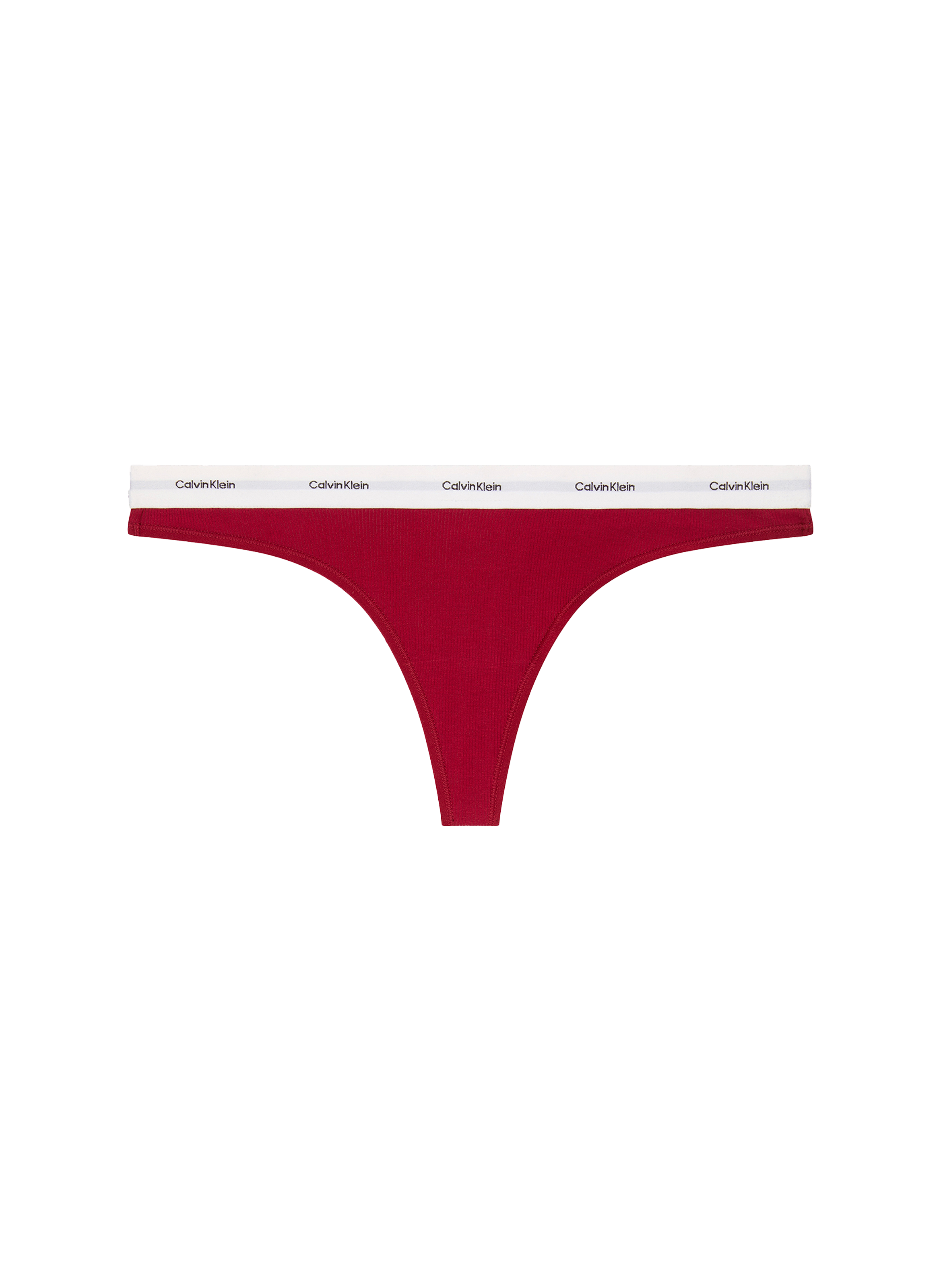 CALVIN KLEIN Cotton thong Red