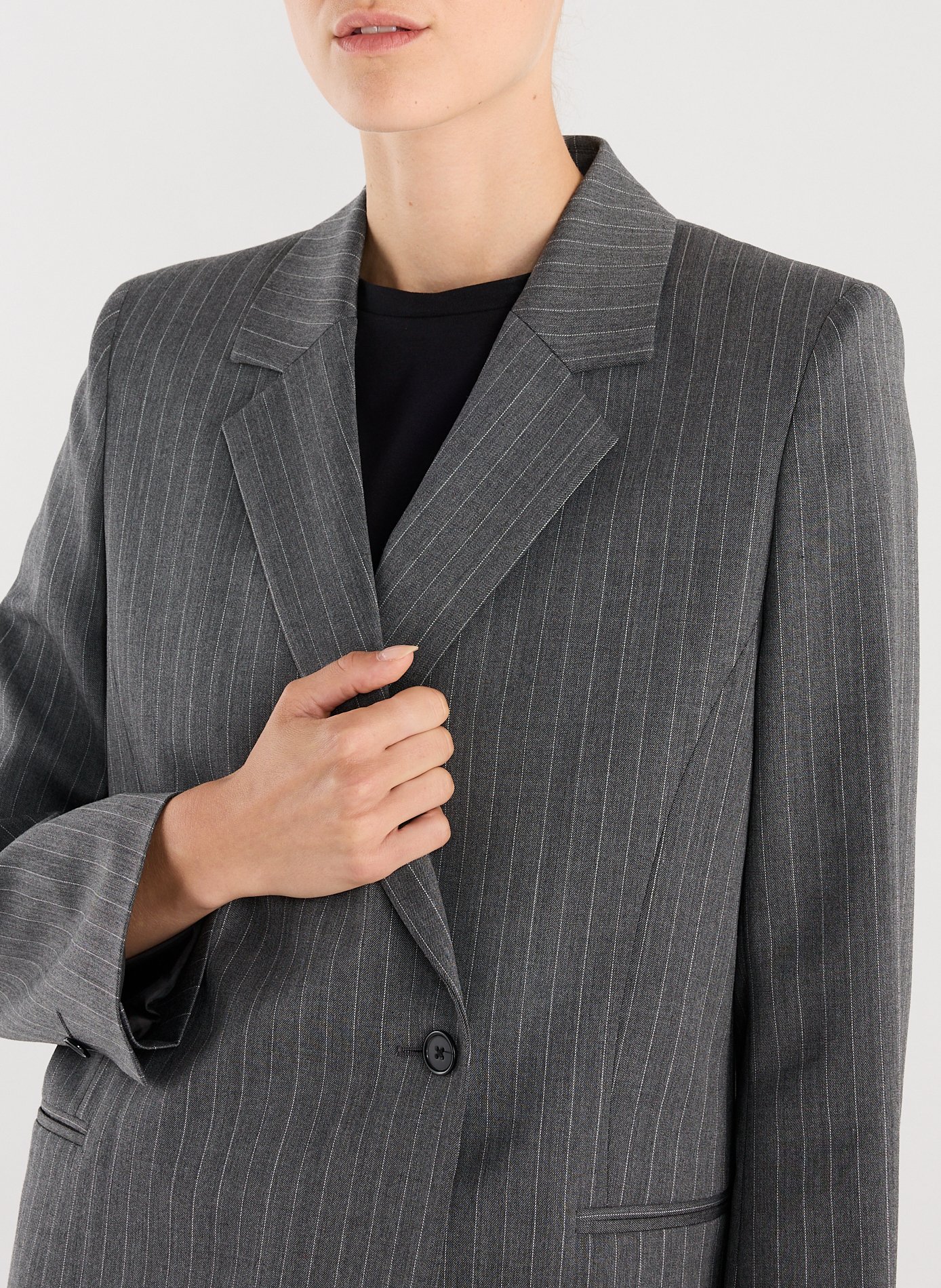 Wael patterned suit jacket SAISON 1865 Grey