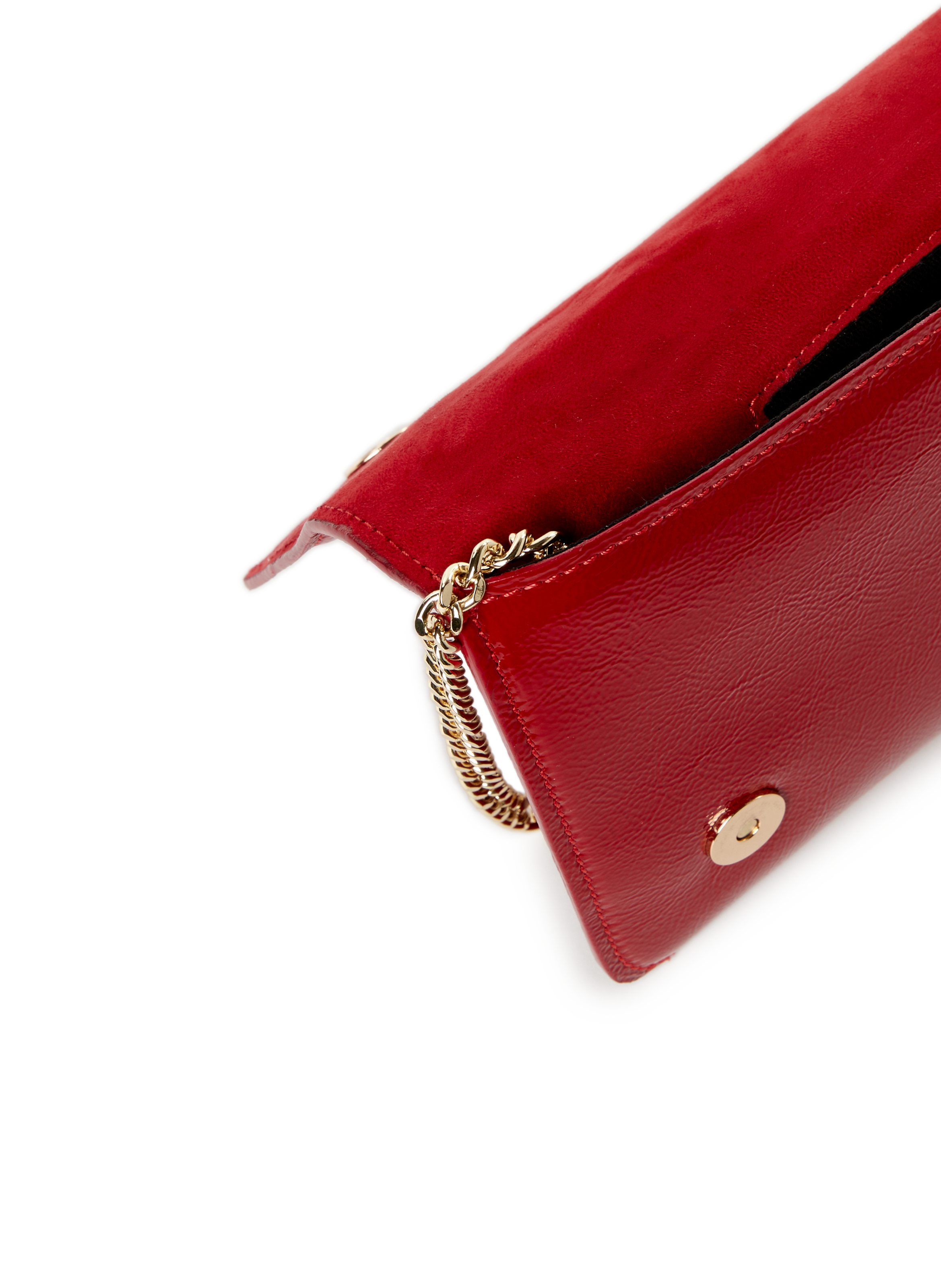 Sac à main Gloria en cuir vernis SAISON 1865 Rouge