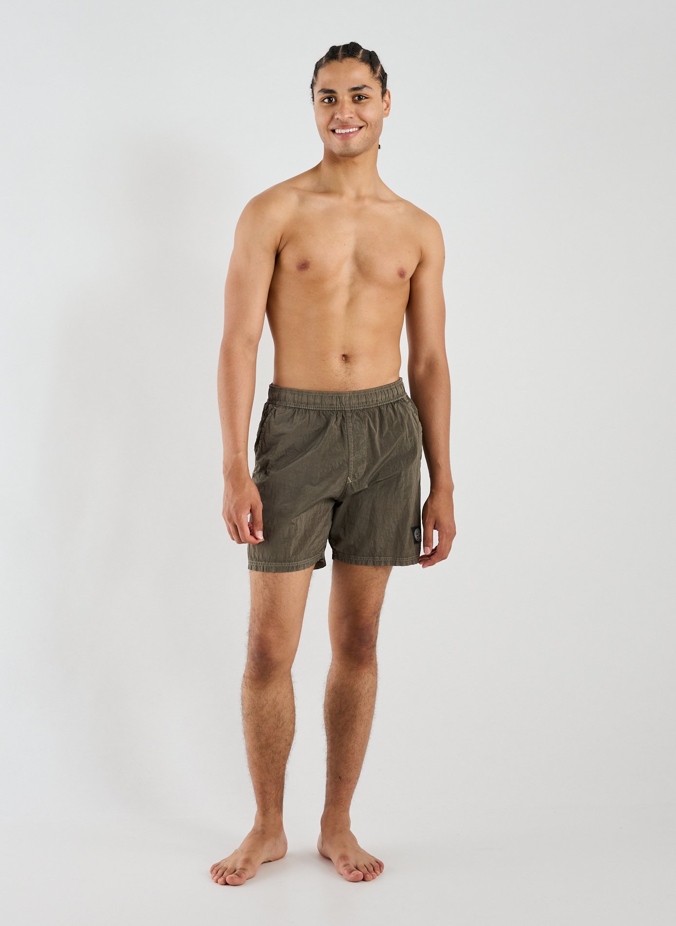 Fitted Bermuda Shorts STONE ISLAND Green