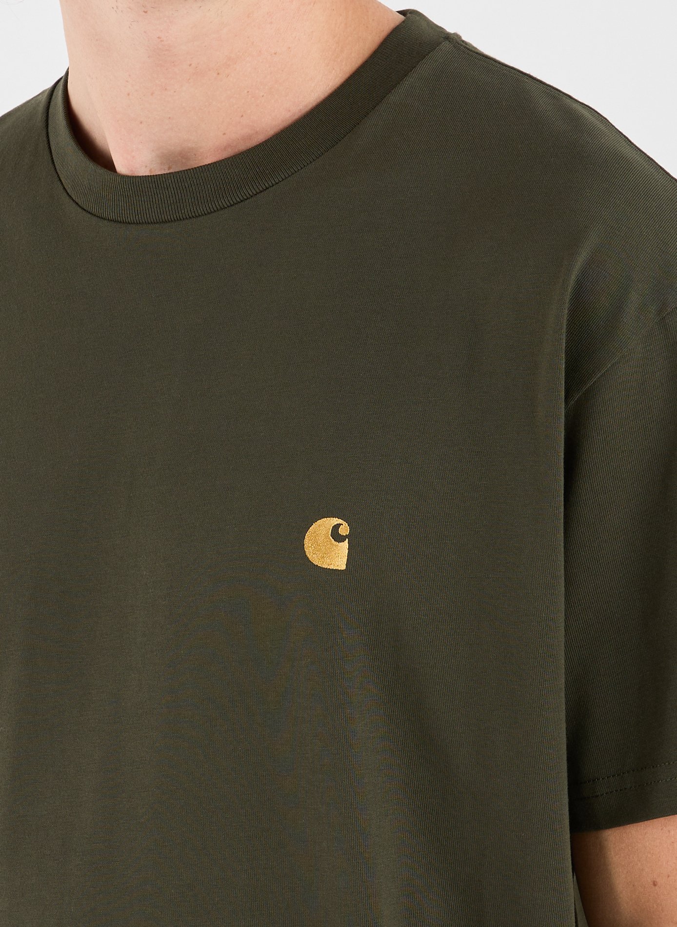 Straight-fit cotton T-shirt CARHARTT WIP Green