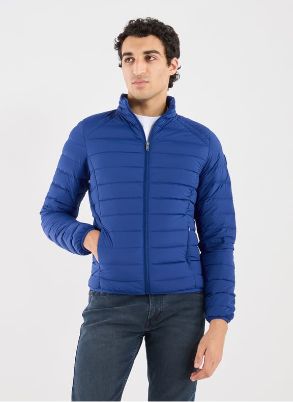 Lightweight Puffer Jacket Blue by JOTT JOTT Lightweight Puffer Jacket Blue