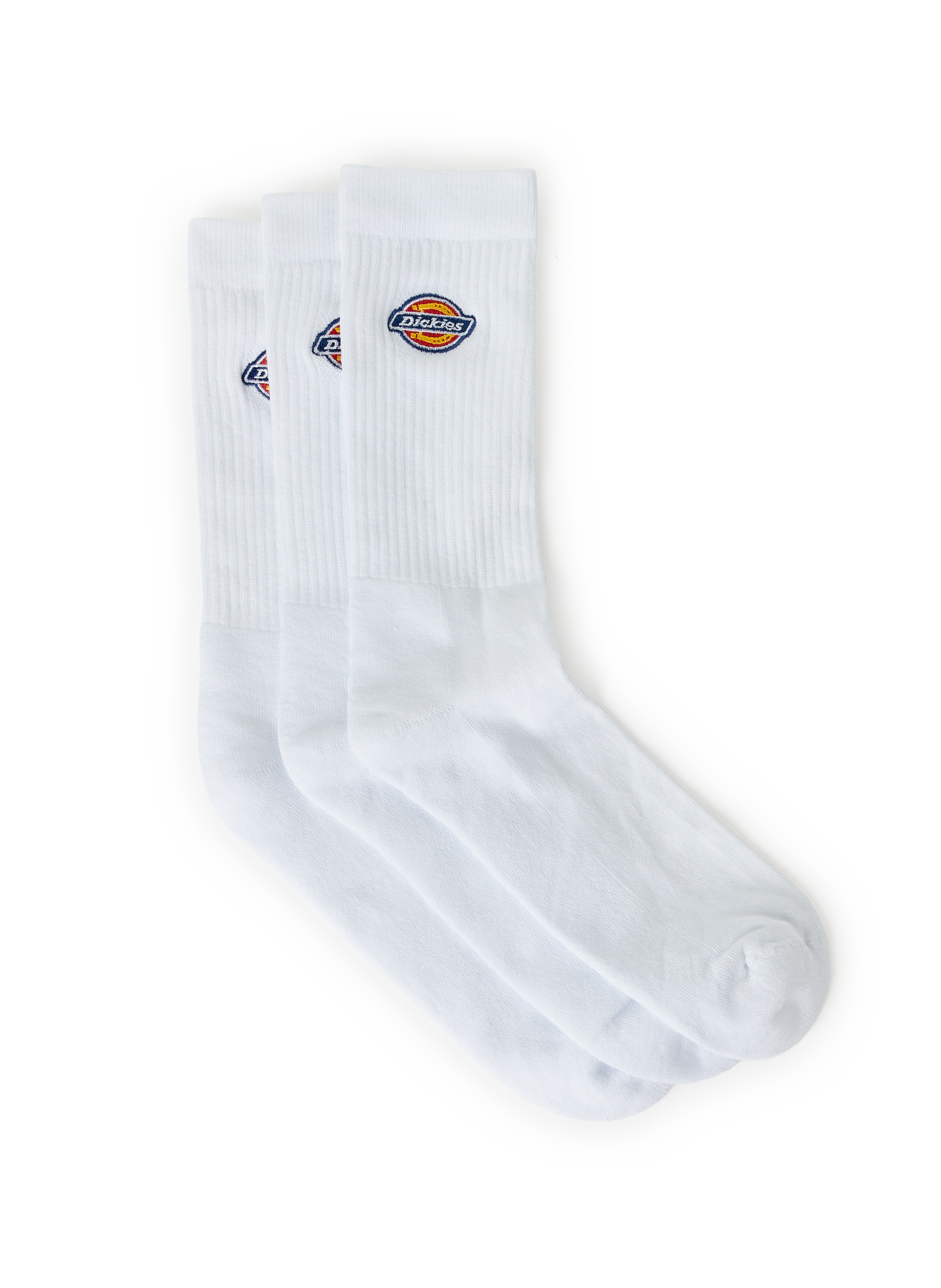 DICKIES Chaussettes en coton côtelé  Blanc