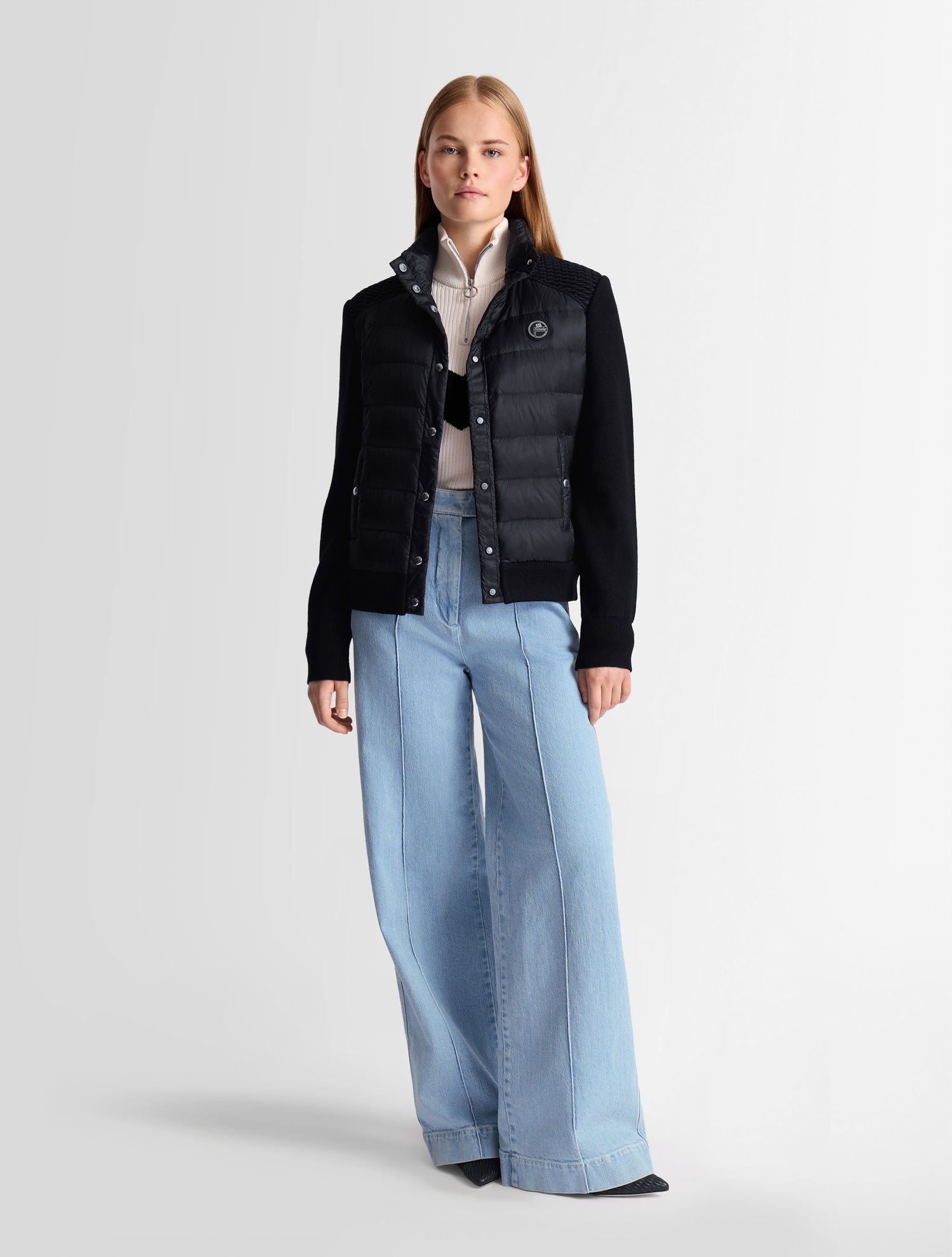 Doudoune acarim col montant coupe ajustée FUSALP Noir