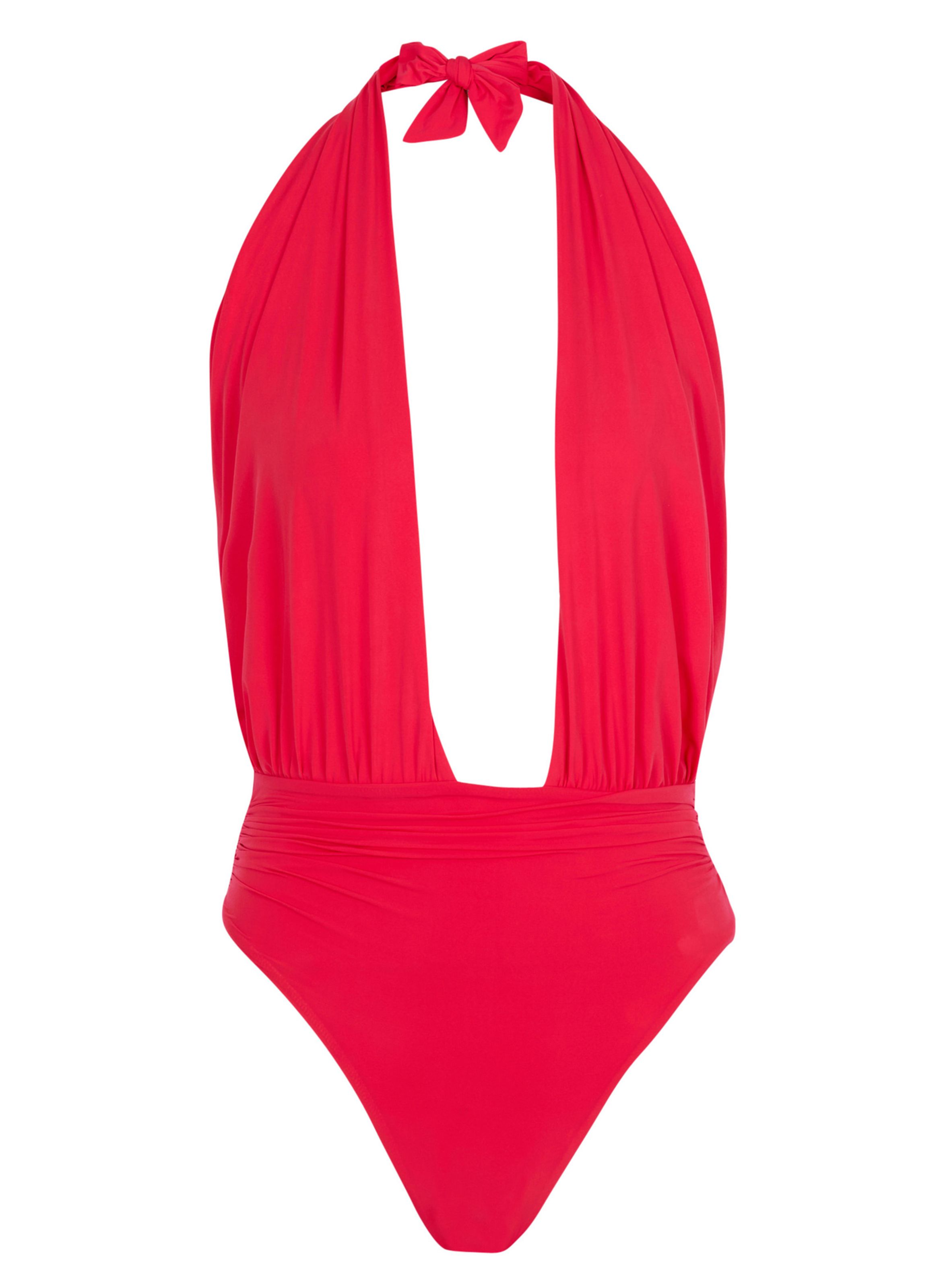 Maillot de bain 1 pièce BALMAIN Rouge
