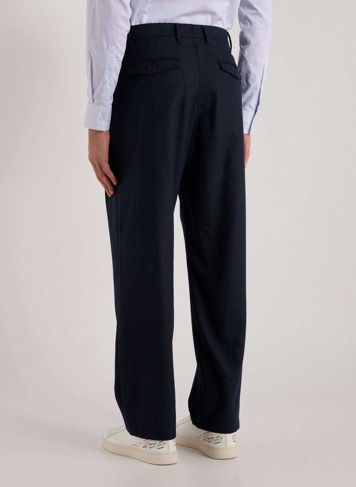 Straight trousers Fairport in mixed wool CLOSED Blue