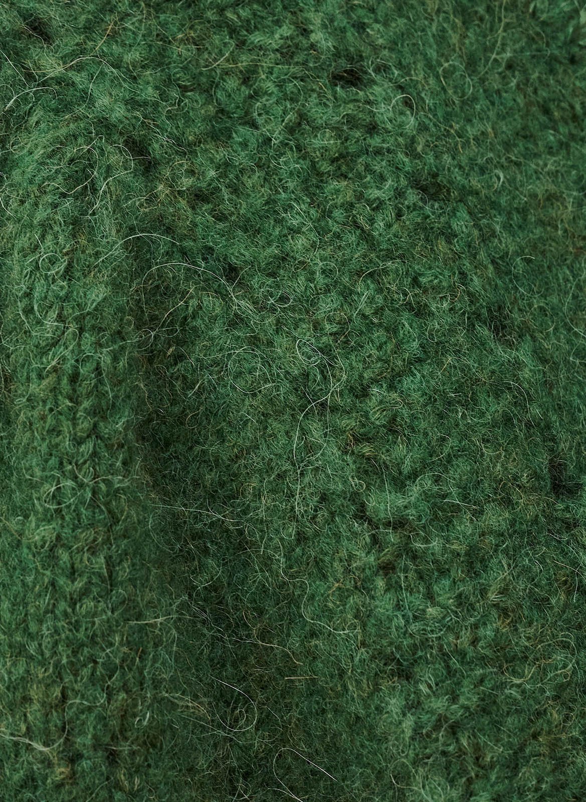 Pull court droit en laine mélangée belma BA&SH Vert